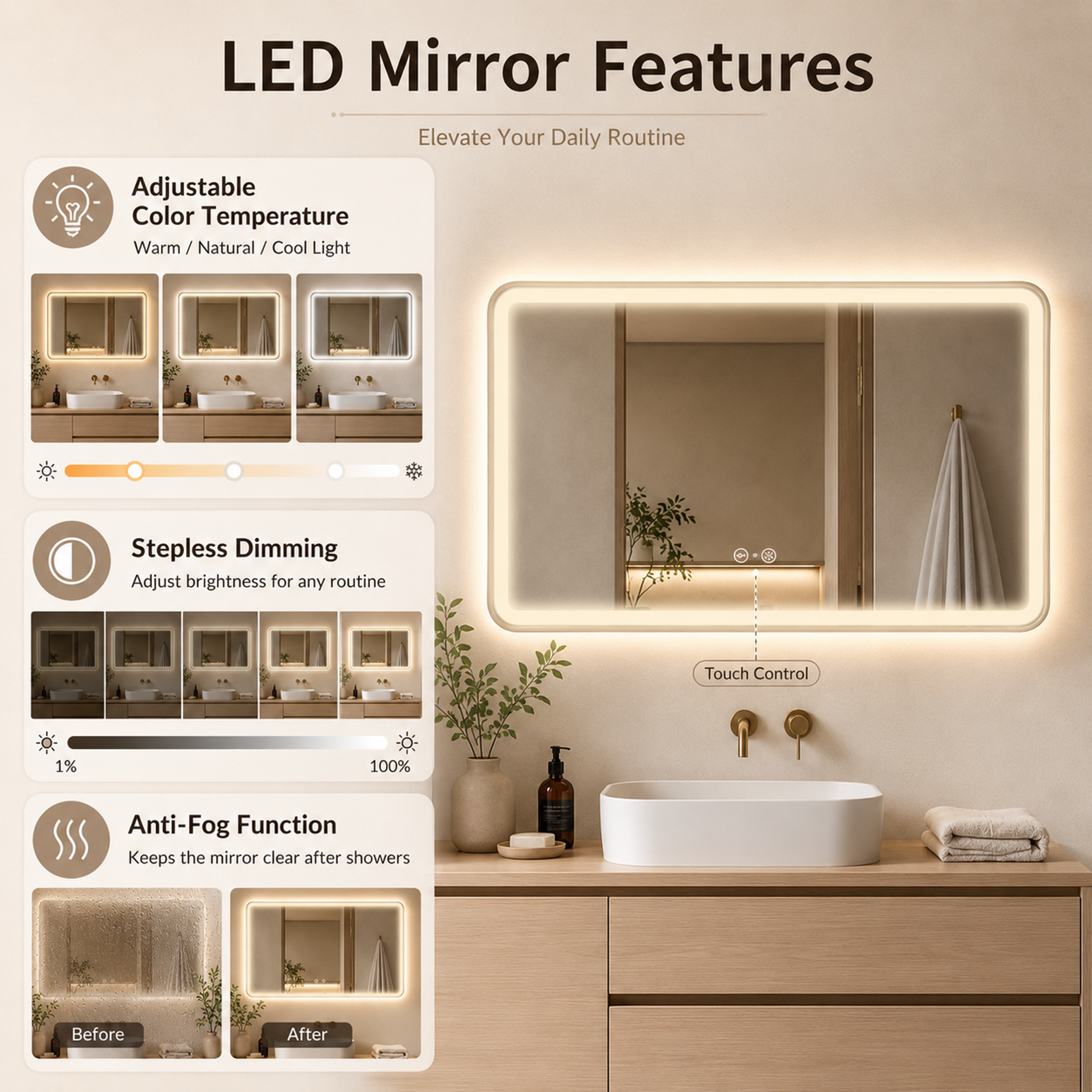 LED Mirror 4