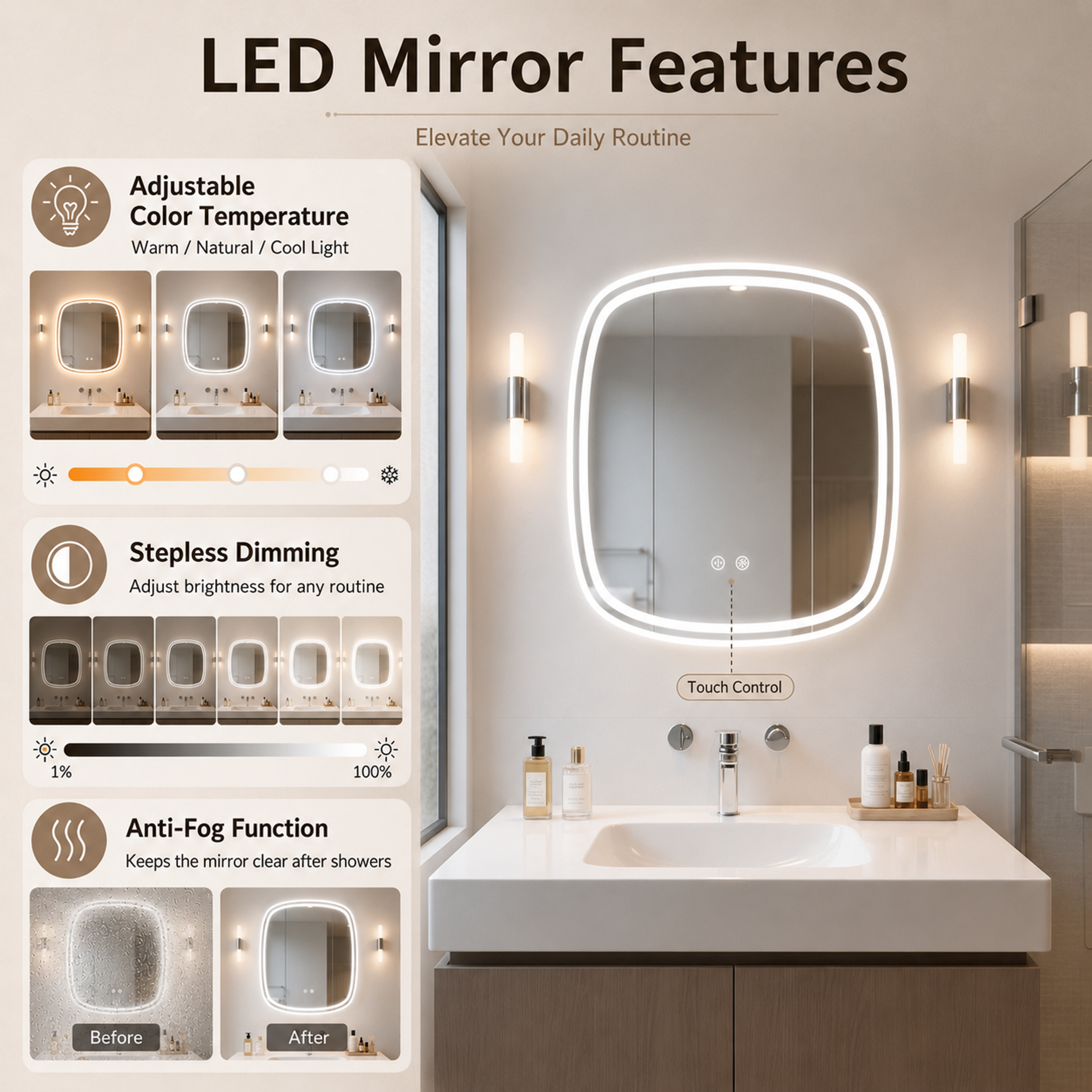 LED Mirror 4