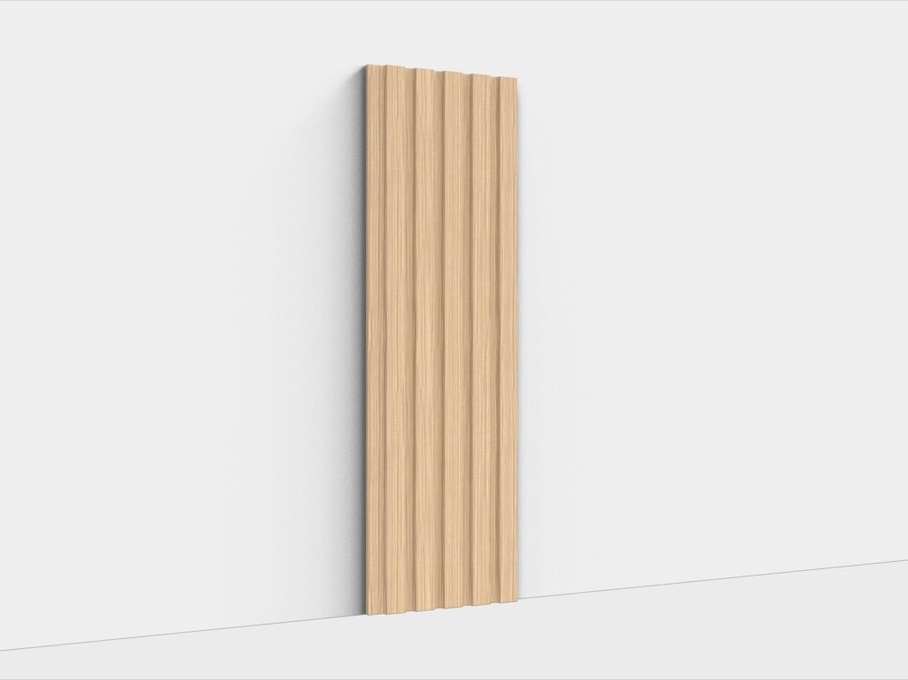 INTCO JM1661 MDF 3D Wall Panel, MDF&PET, 2400X189X12mm