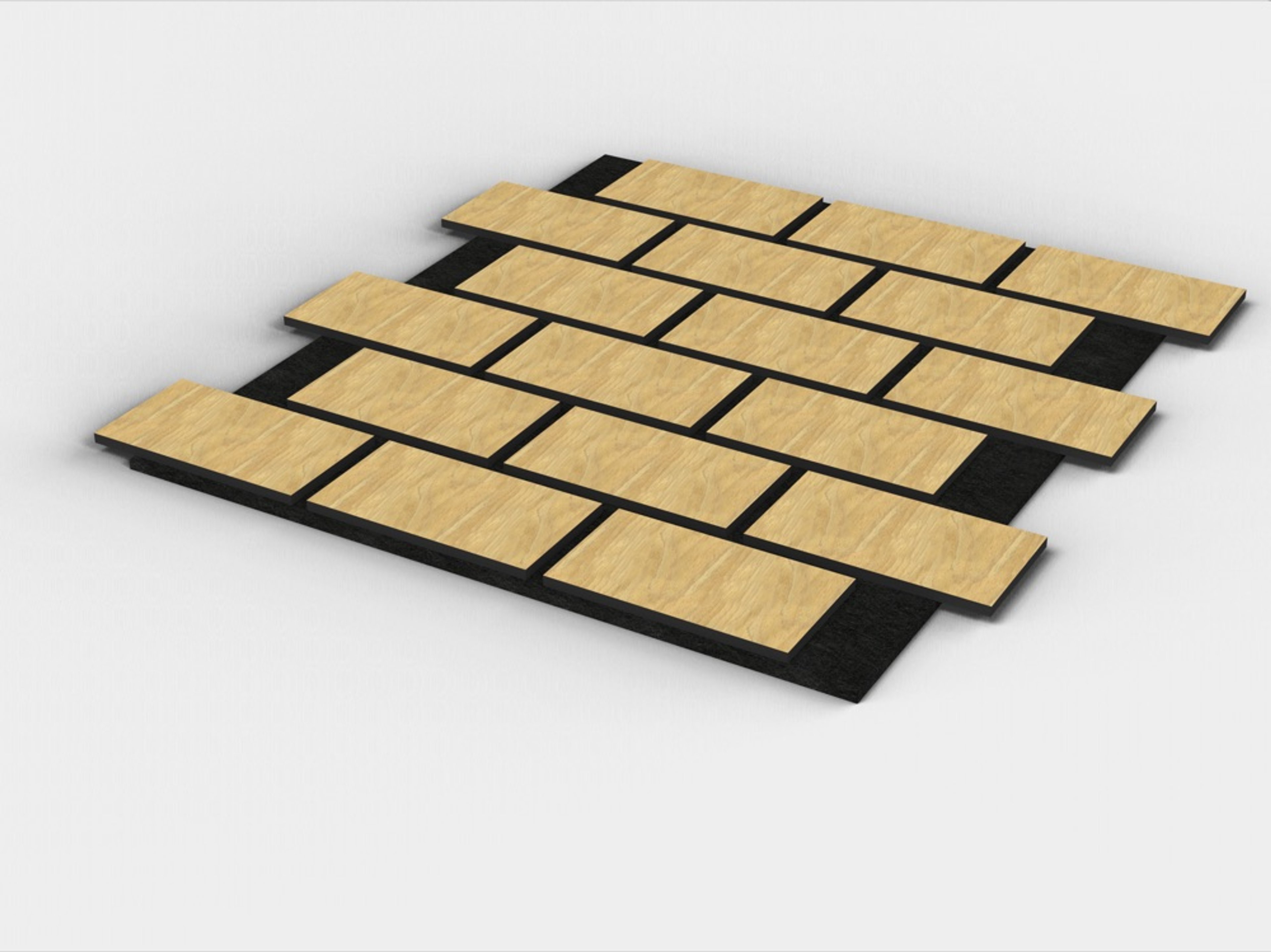 INTCO MA0088 MDF Acoustic Panel, MDF&PET, 2400X600X18mm (view 2)