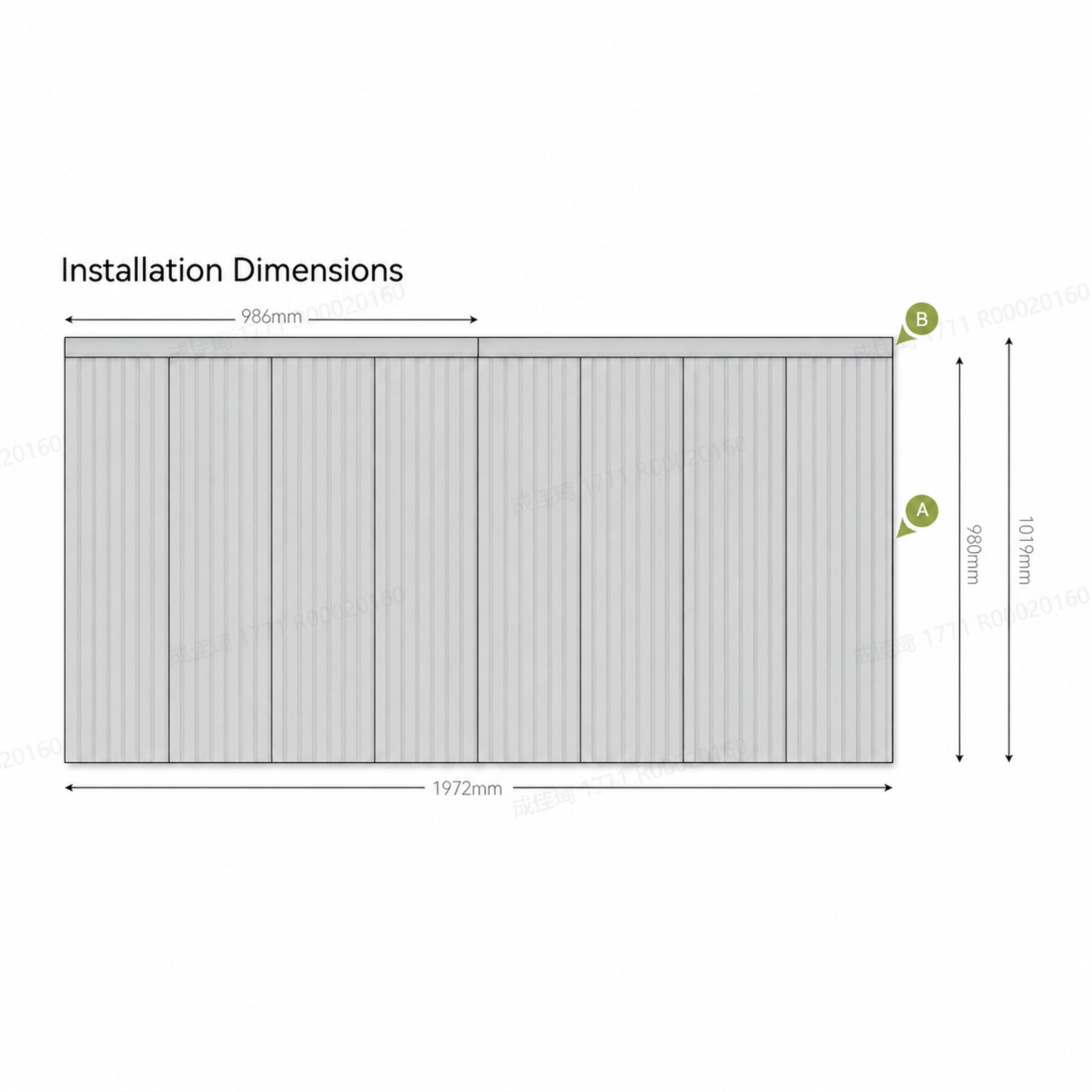 INTCO JC1814-2589 RHYTHM MIX PS Wall Panel Kit, PS (view 3)