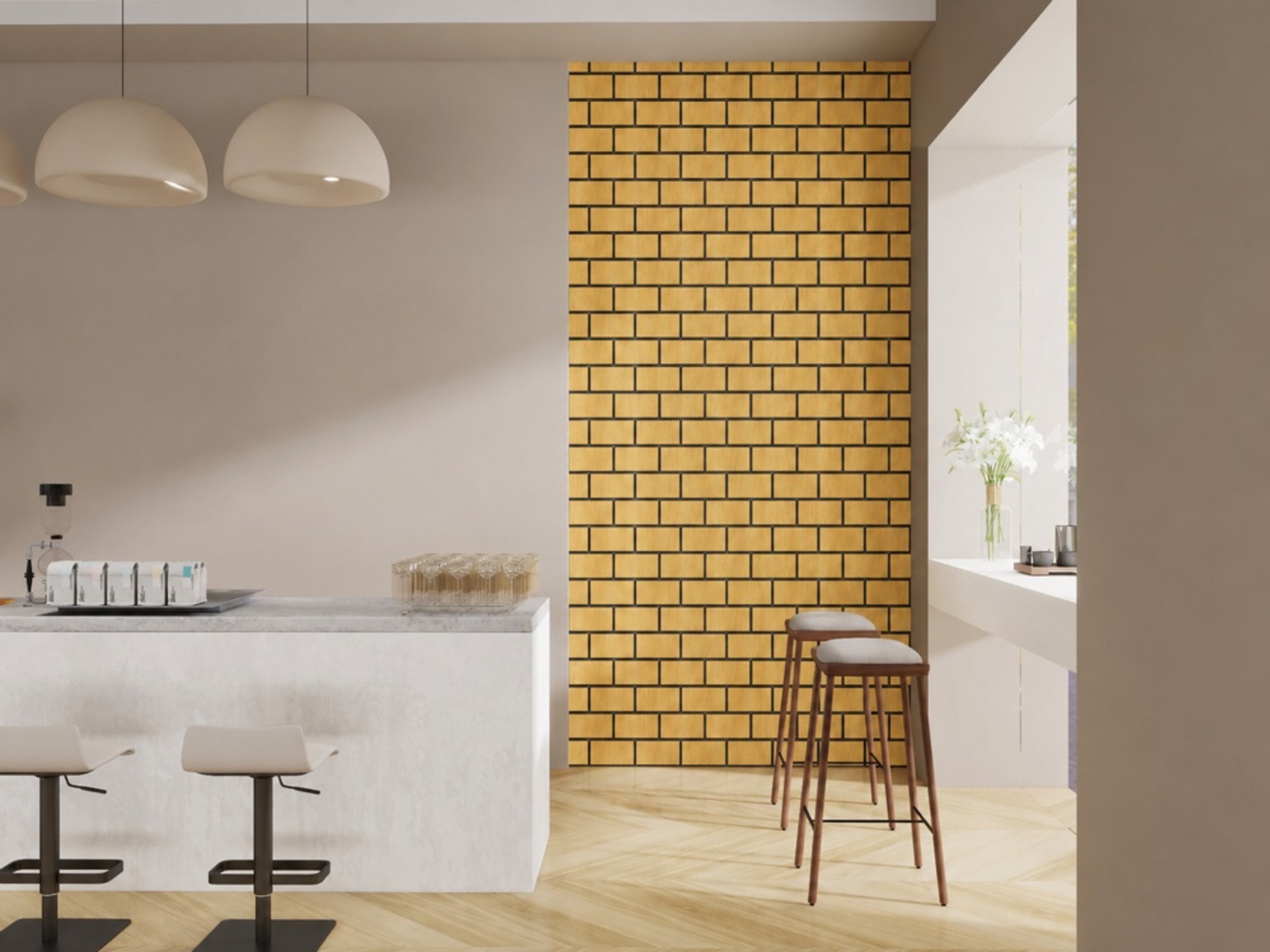 INTCO MA0088 MDF Acoustic Panel, MDF&PET, 2400X600X18mm (view 3)