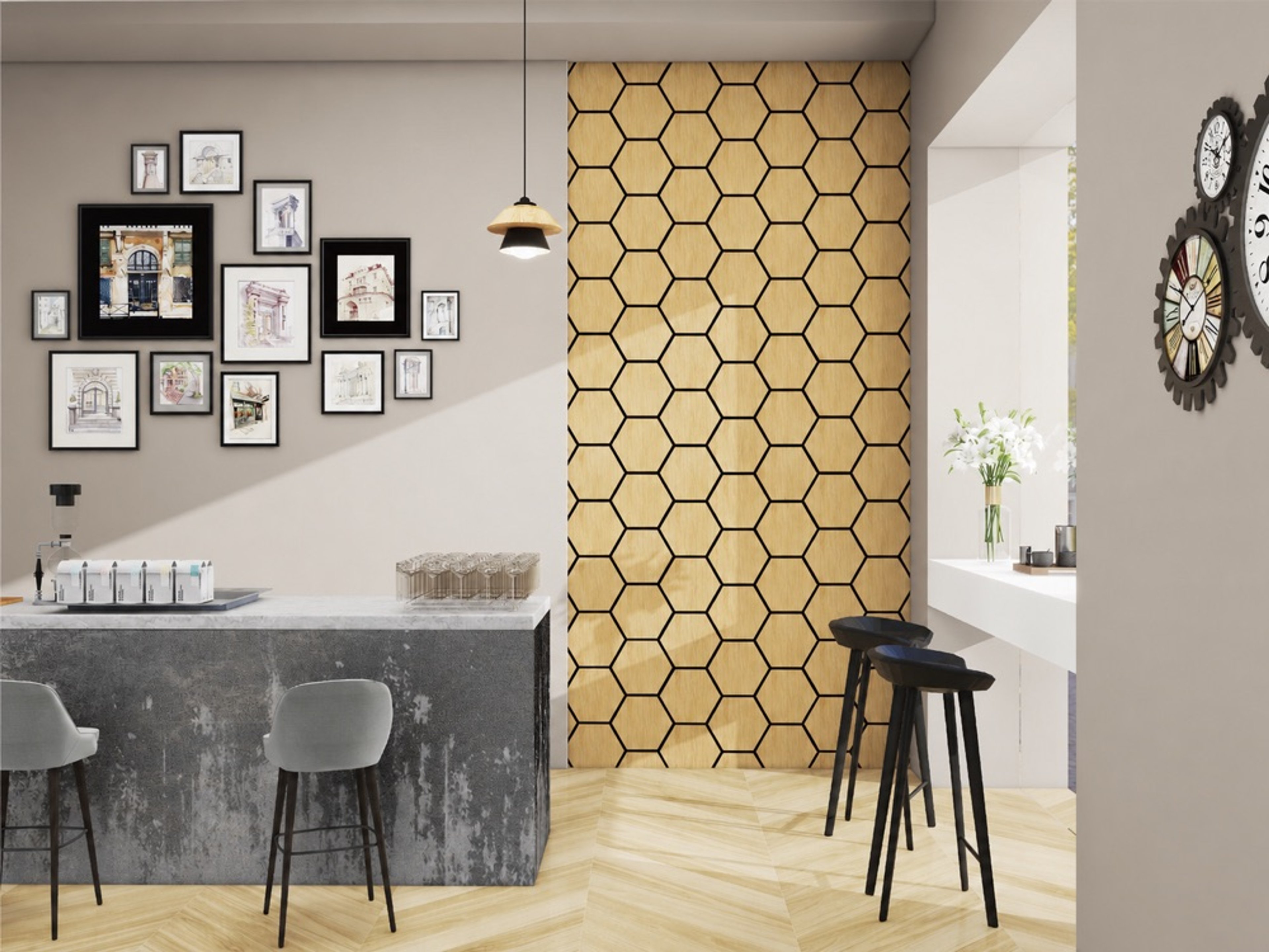 INTCO MA0014 MDF Acoustic Panel, MDF&PET, 2400X600X18mm (view 3)