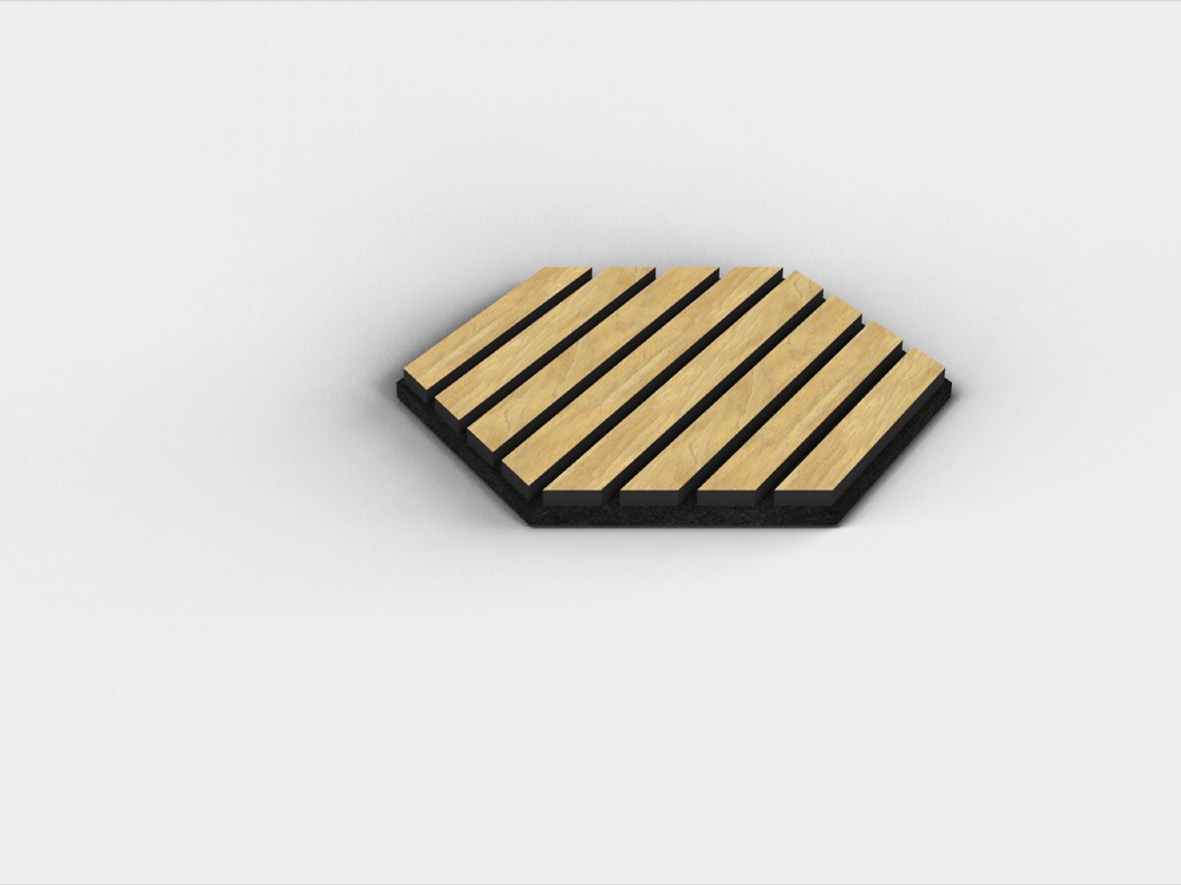 INTCO MA0011 MDF Acoustic Panel, MDF&PET, 300X260X18mm (view 2)