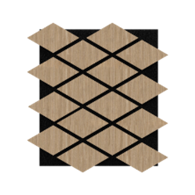 MA0089 DIY MDF acoustic panel finish