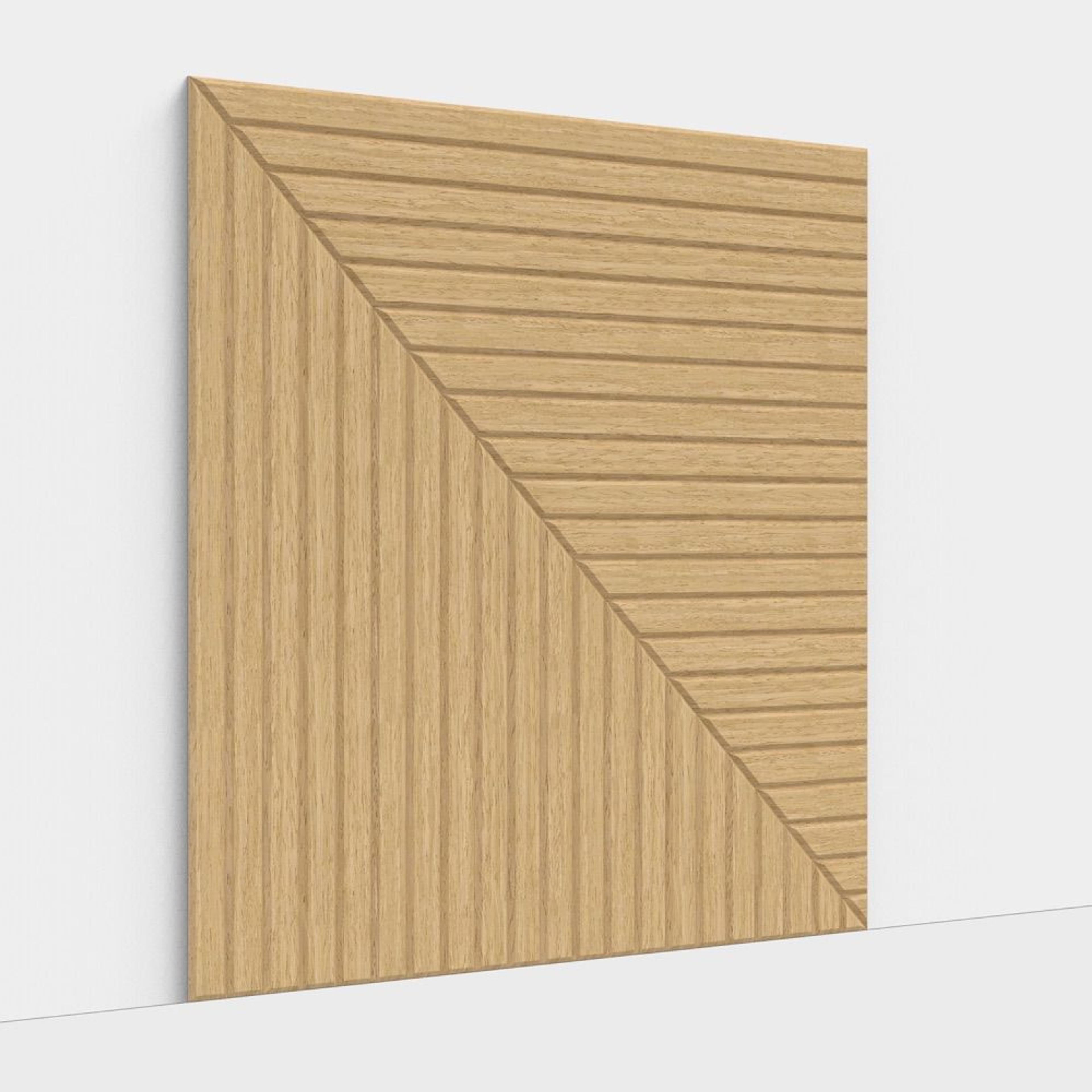 INTCO PA0143 Diagonal Chevron PET Acoustic Wall Panel