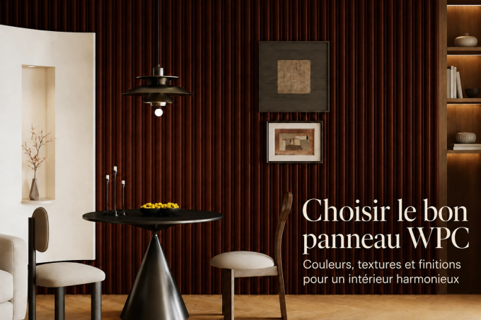 Choisir le bon panneau WPC avec couleurs, textures et finitions pour un intérieur harmonieux