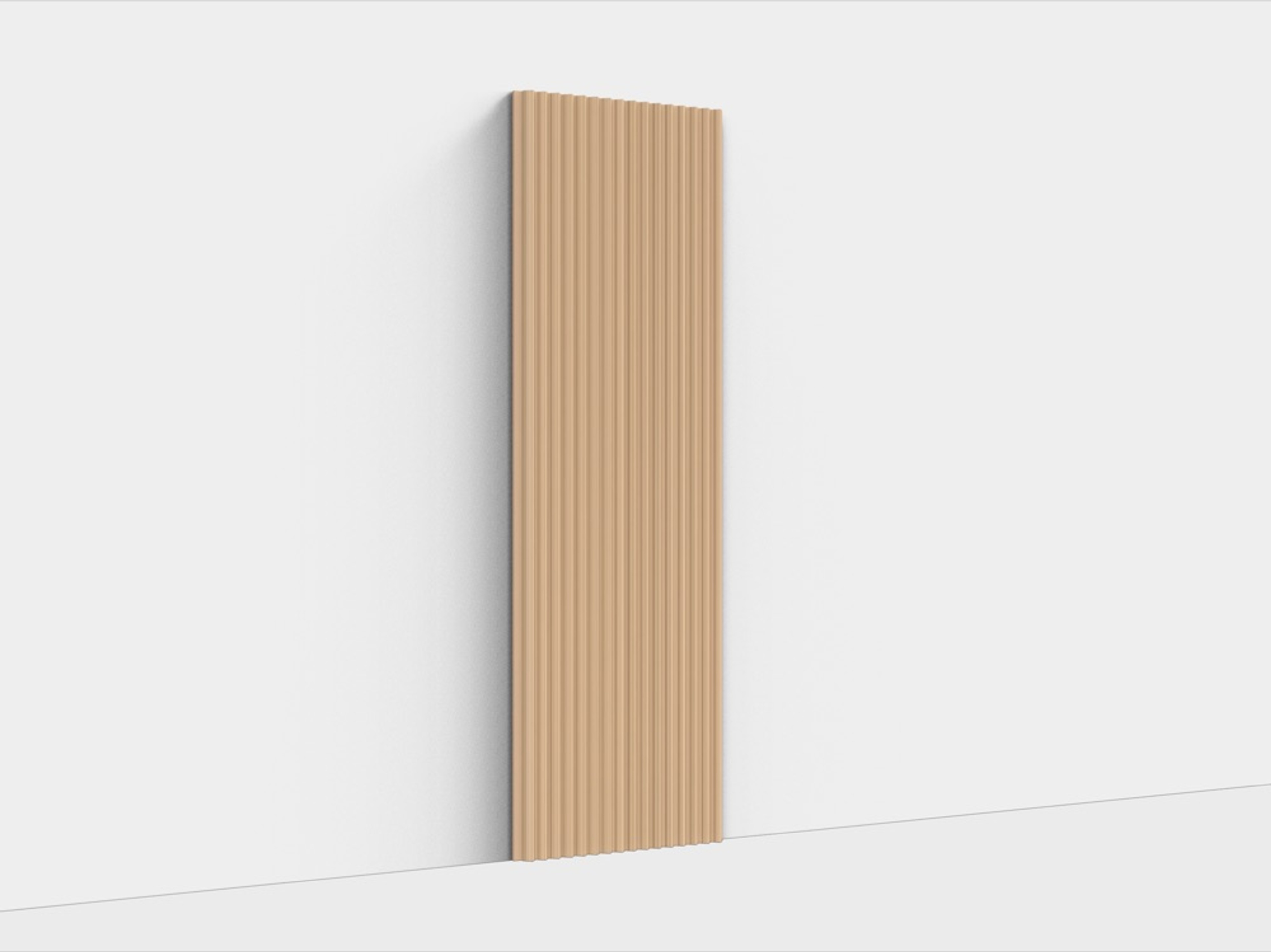 INTCO JM1665 MDF 3D Wall Panel, MDF&PET, 2400X189X12mm