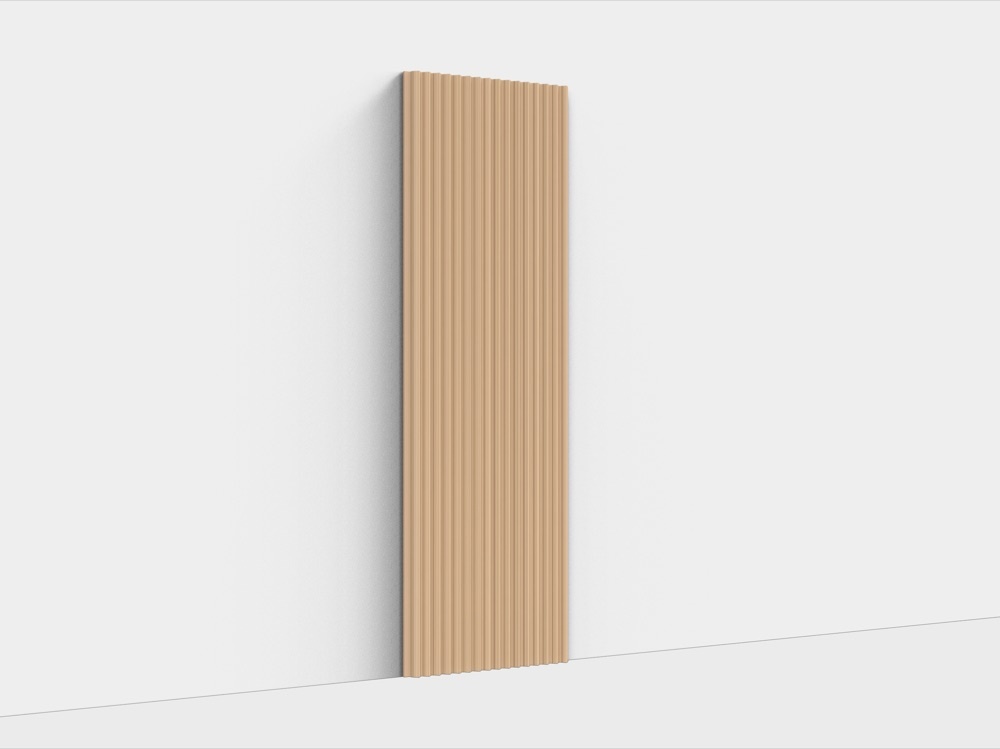 INTCO JM1665 MDF 3D Wall Panel, MDF&PET, 2400X189X12mm