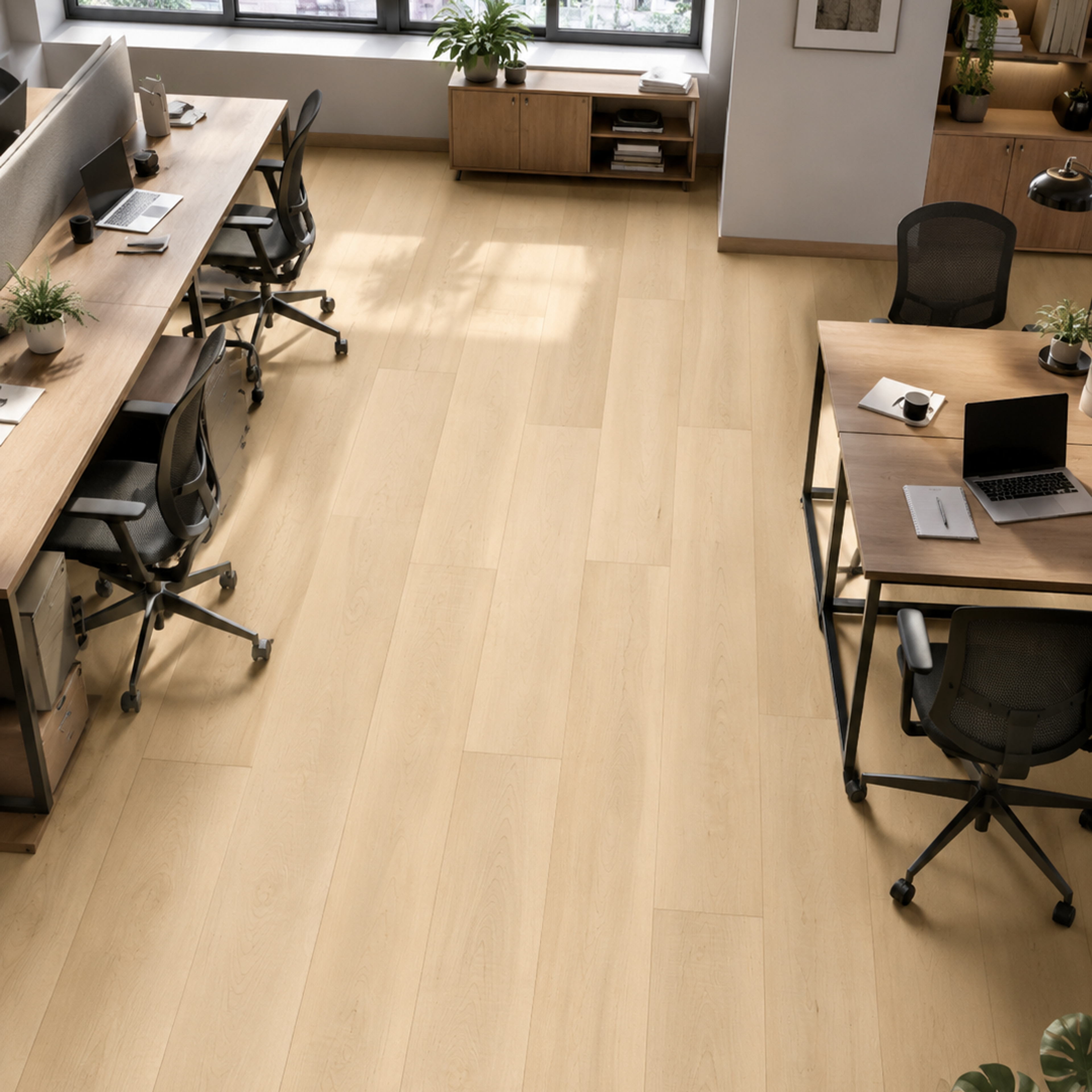 INTCO JSF50-BP004-WY324 Maple Wood-Grain SPC Flooring, SPC, 1220x182x5mm (view 3)