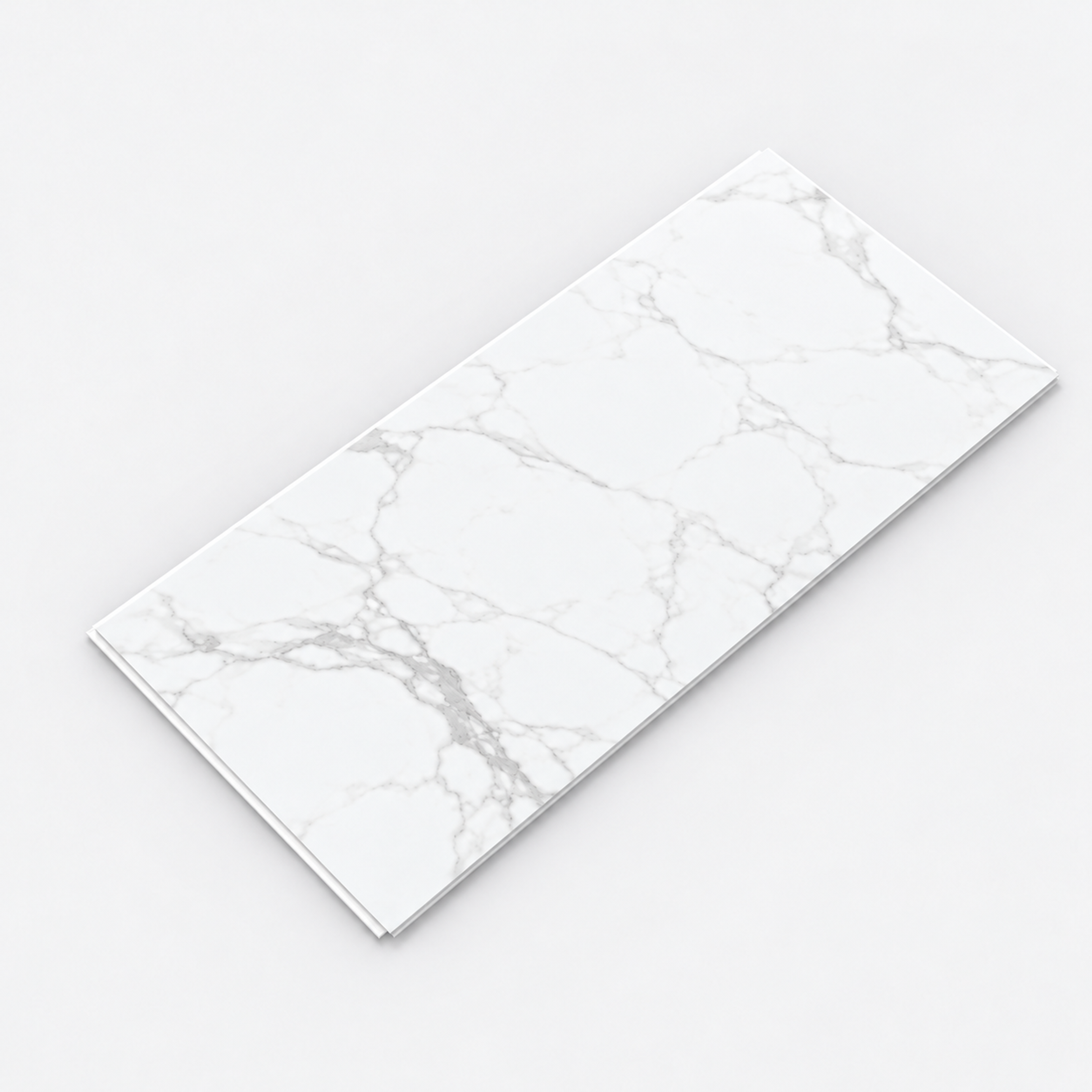 INTCO JSF50-YC004-SY09 White Marble-Look SPC Flooring, SPC, 305x610x5mm (view 2)