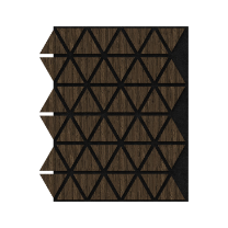 MA0087 DIY MDF acoustic panel finish