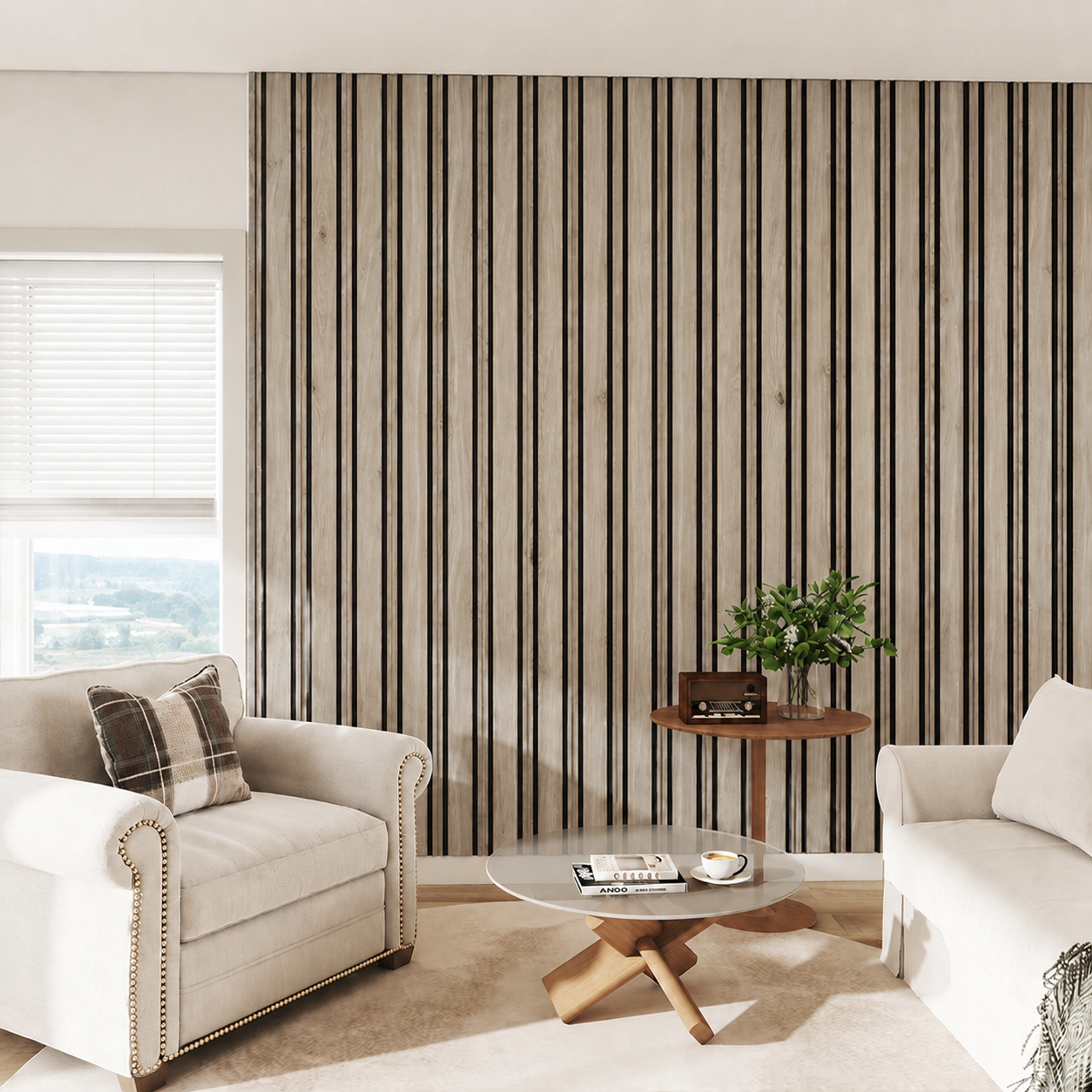 INTCO MA0017 MDF Acoustic Panel, MDF&PET, 2400X600X18mm (view 3)