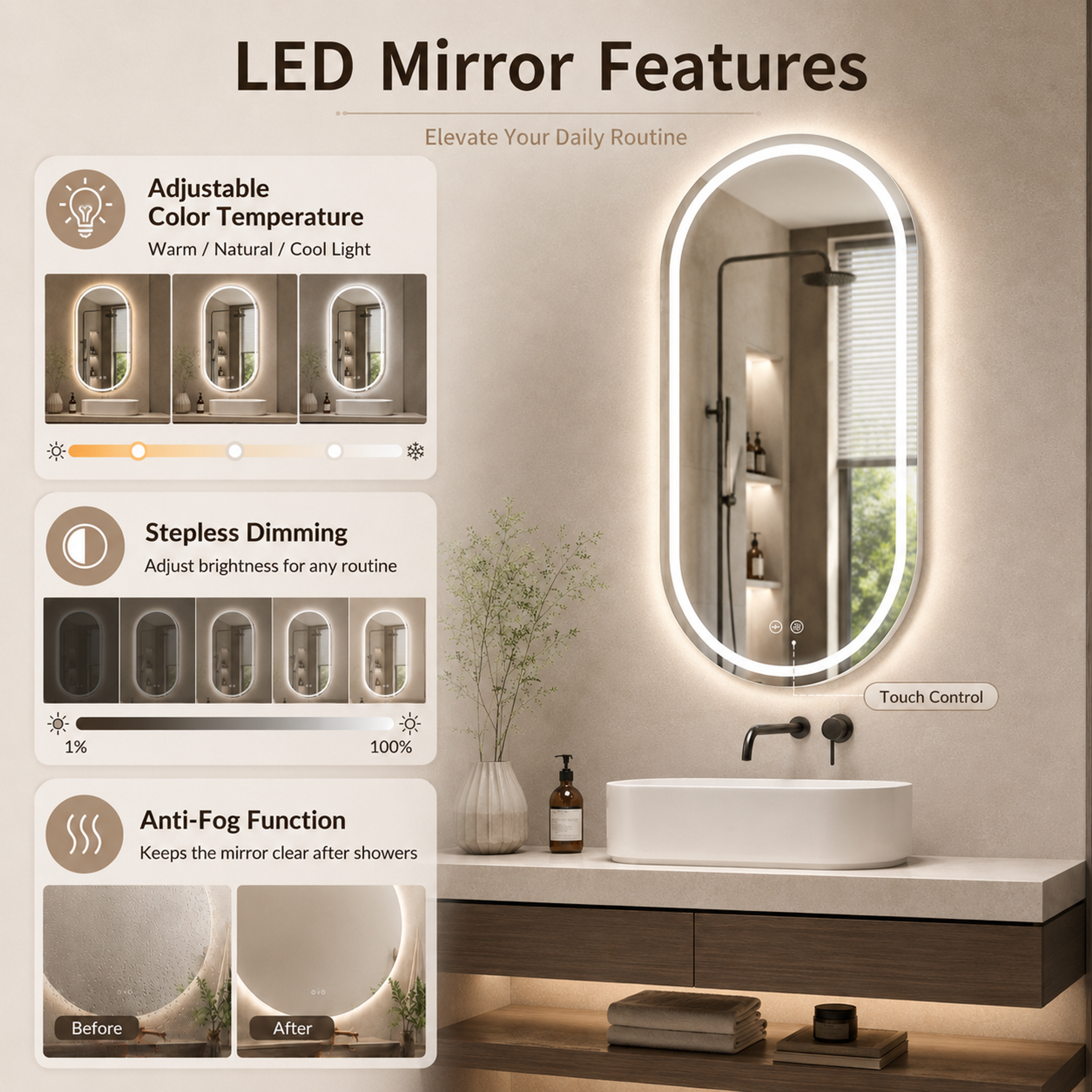 LED Mirror 4