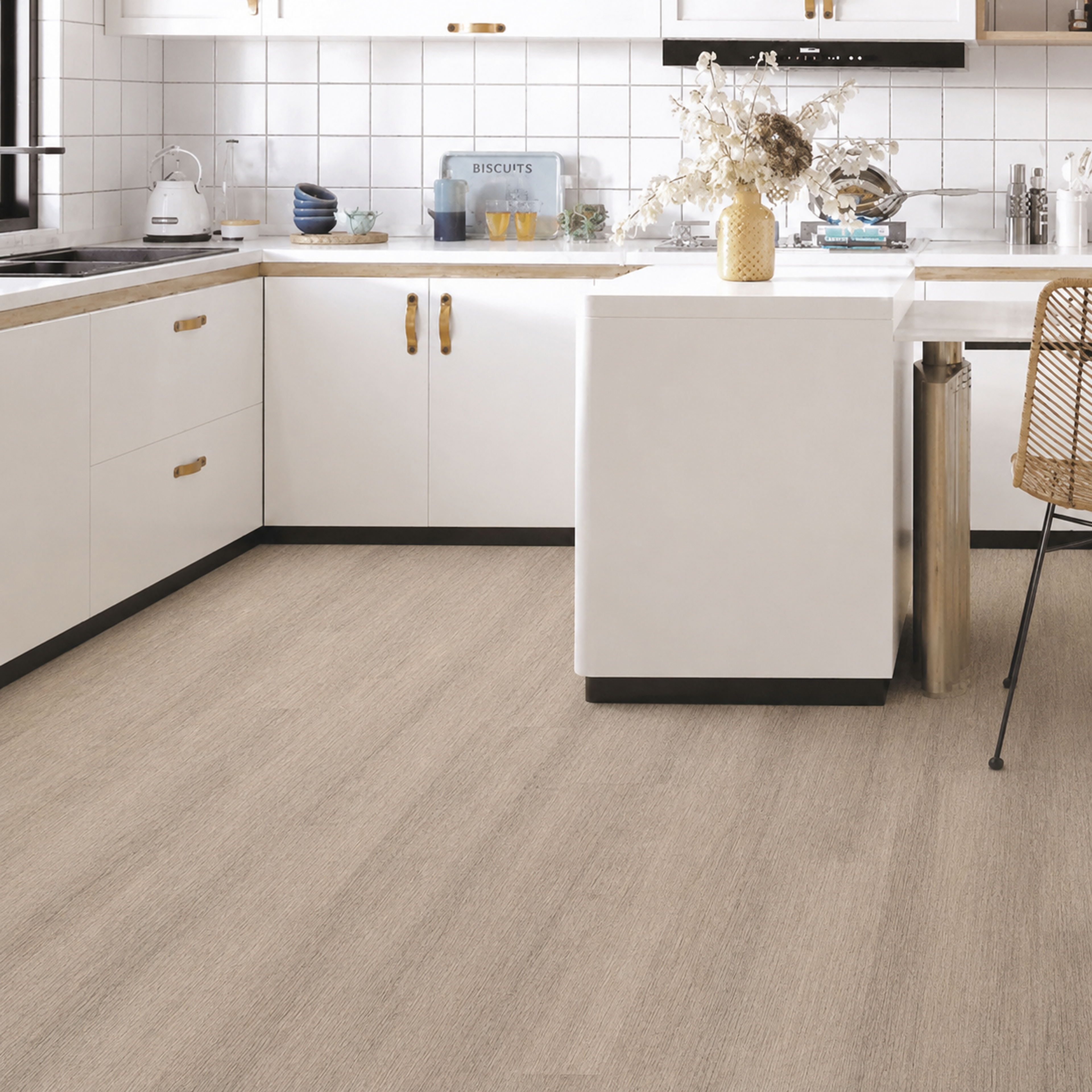 INTCO Pine Wood-Grain SPC Flooring, SPC, 1200X230X4mm，1200X180X3mm，450X450X4mm (view 2)