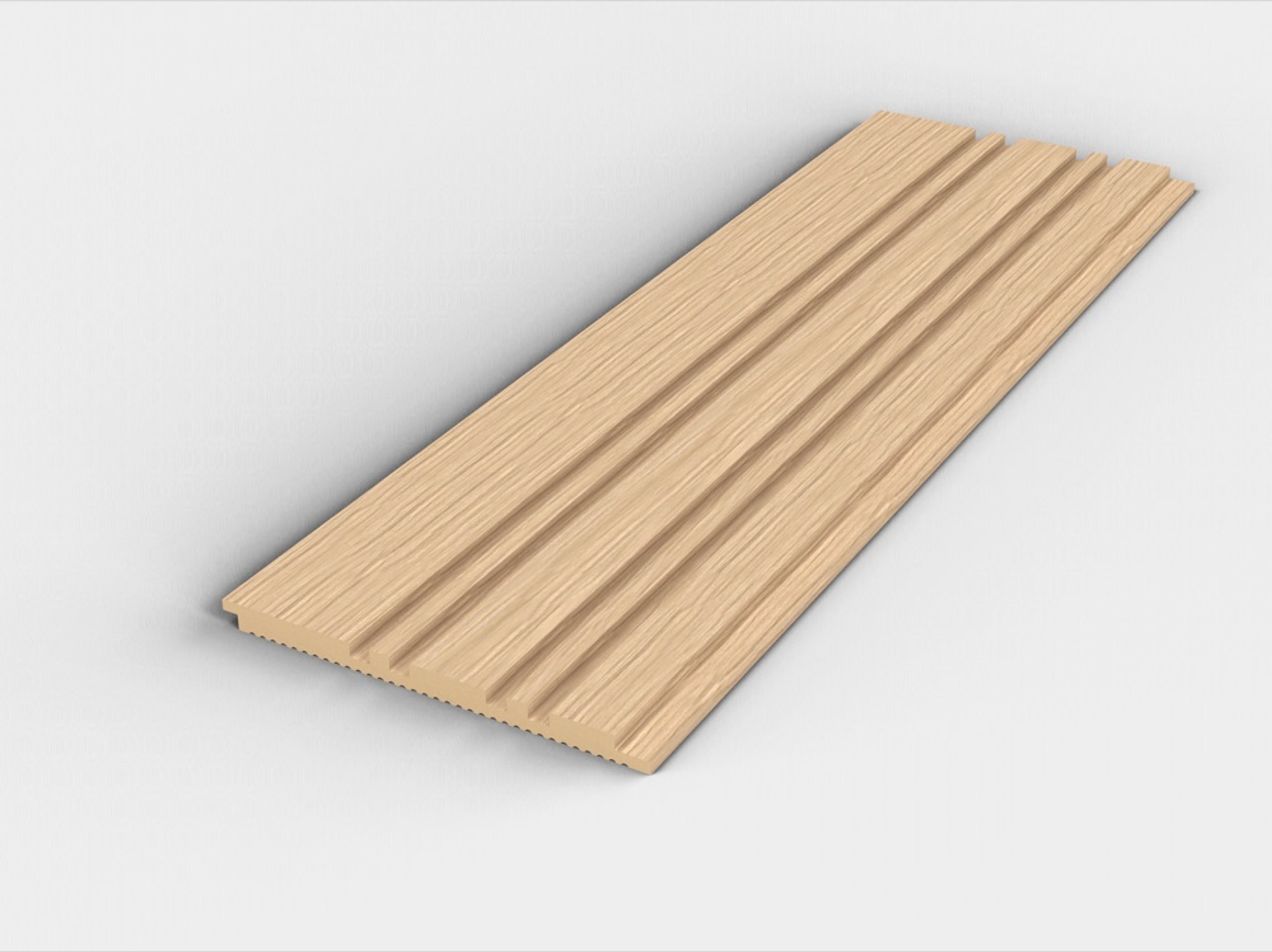 INTCO JM1662 MDF 3D Wall Panel, MDF&PET, 2400X189X12mm (view 2)