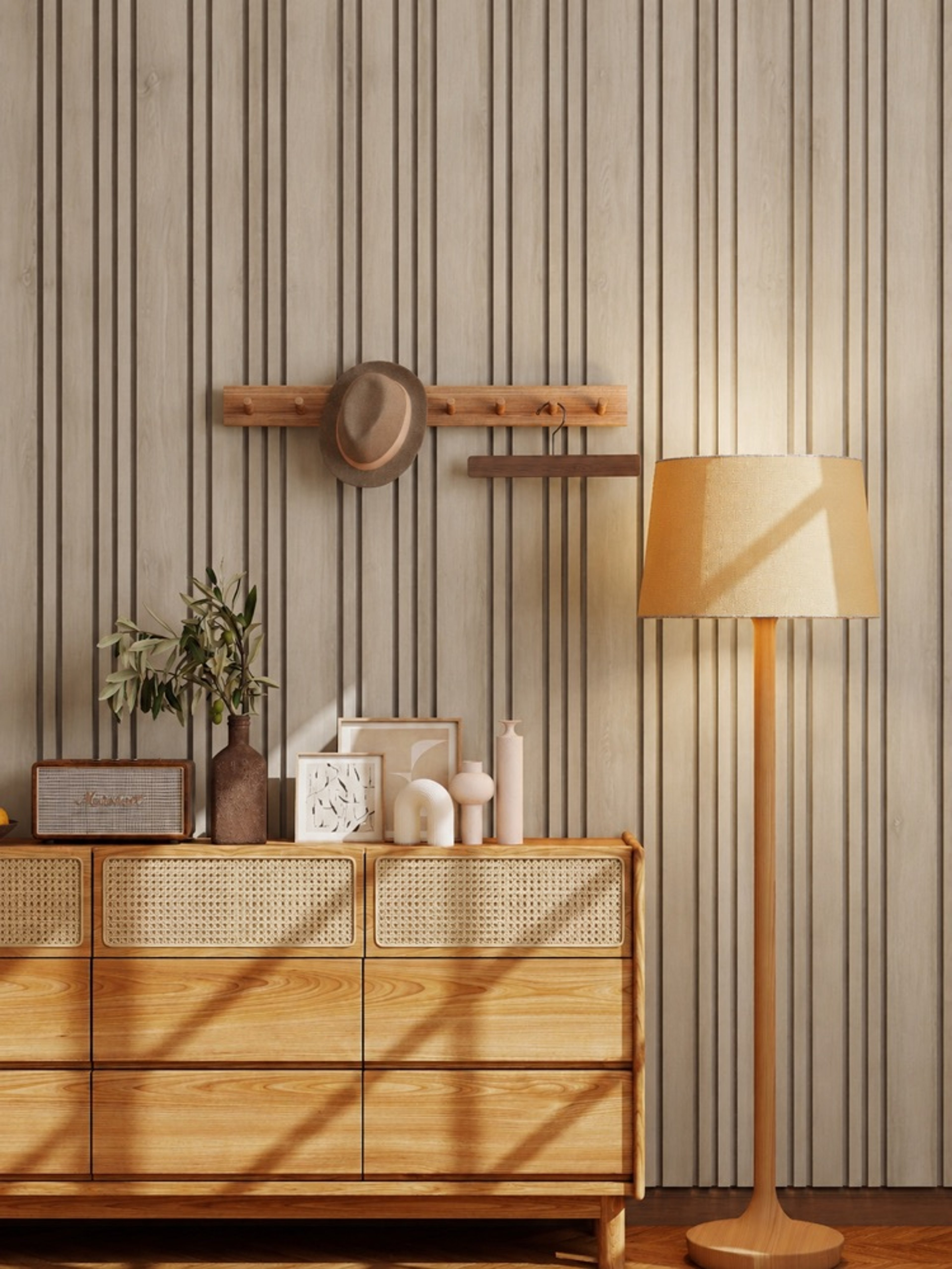 INTCO MA0024 MDF Acoustic Panel, MDF&PET, 2400X600X18mm (view 3)