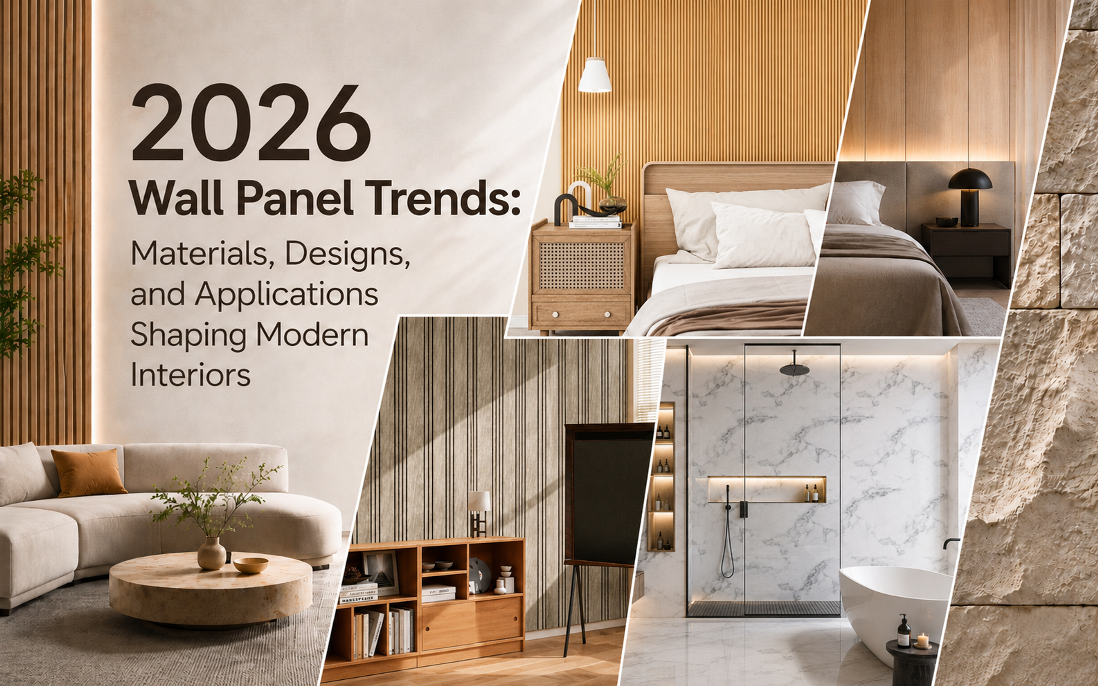 2026 Wall Panel Trends: Materials, Designs, and Applications Shaping Modern Interiors