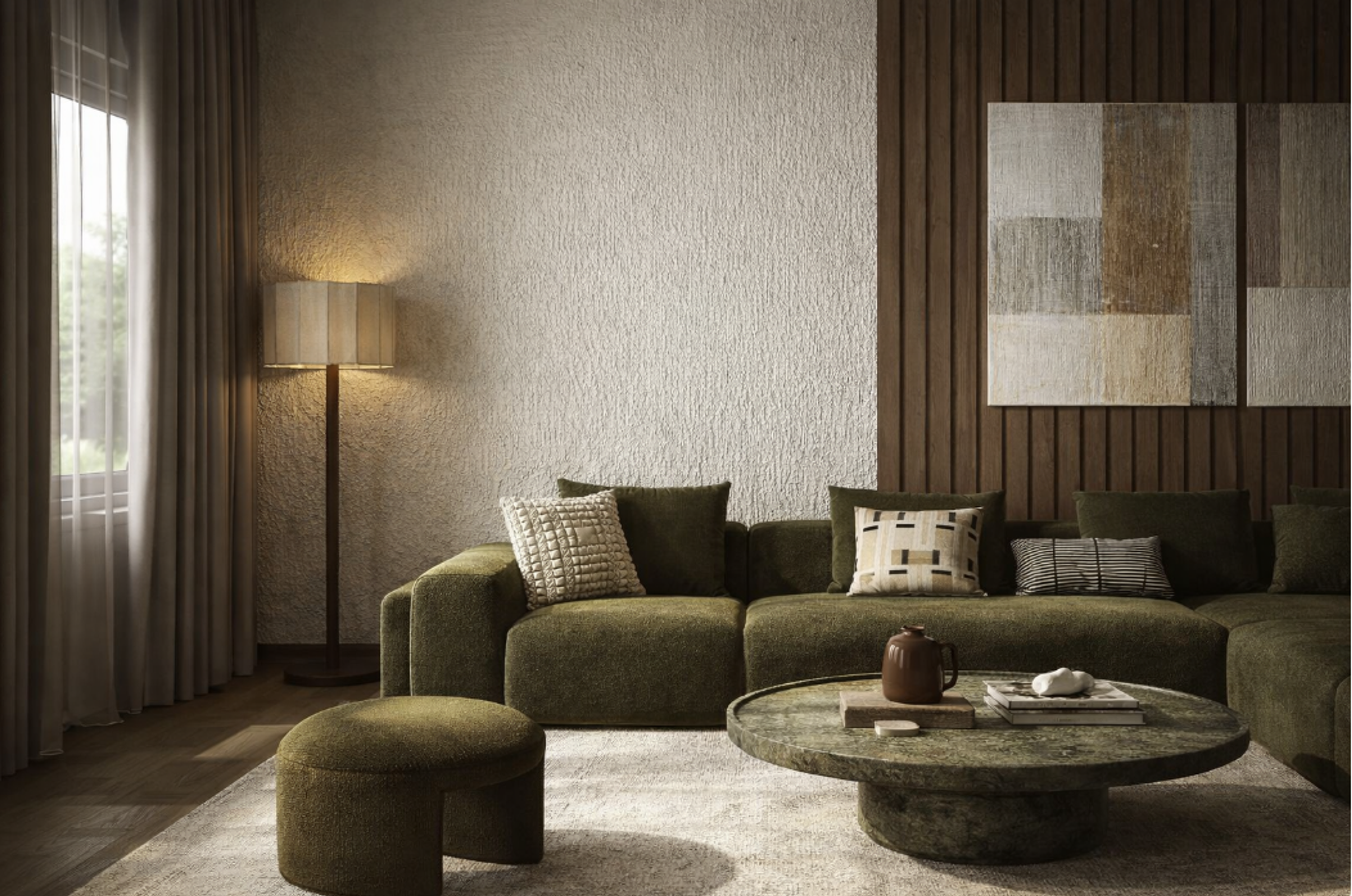 How Can PS 3D Wall Panels Create a Unique Space That Blends Nature and Modernity?