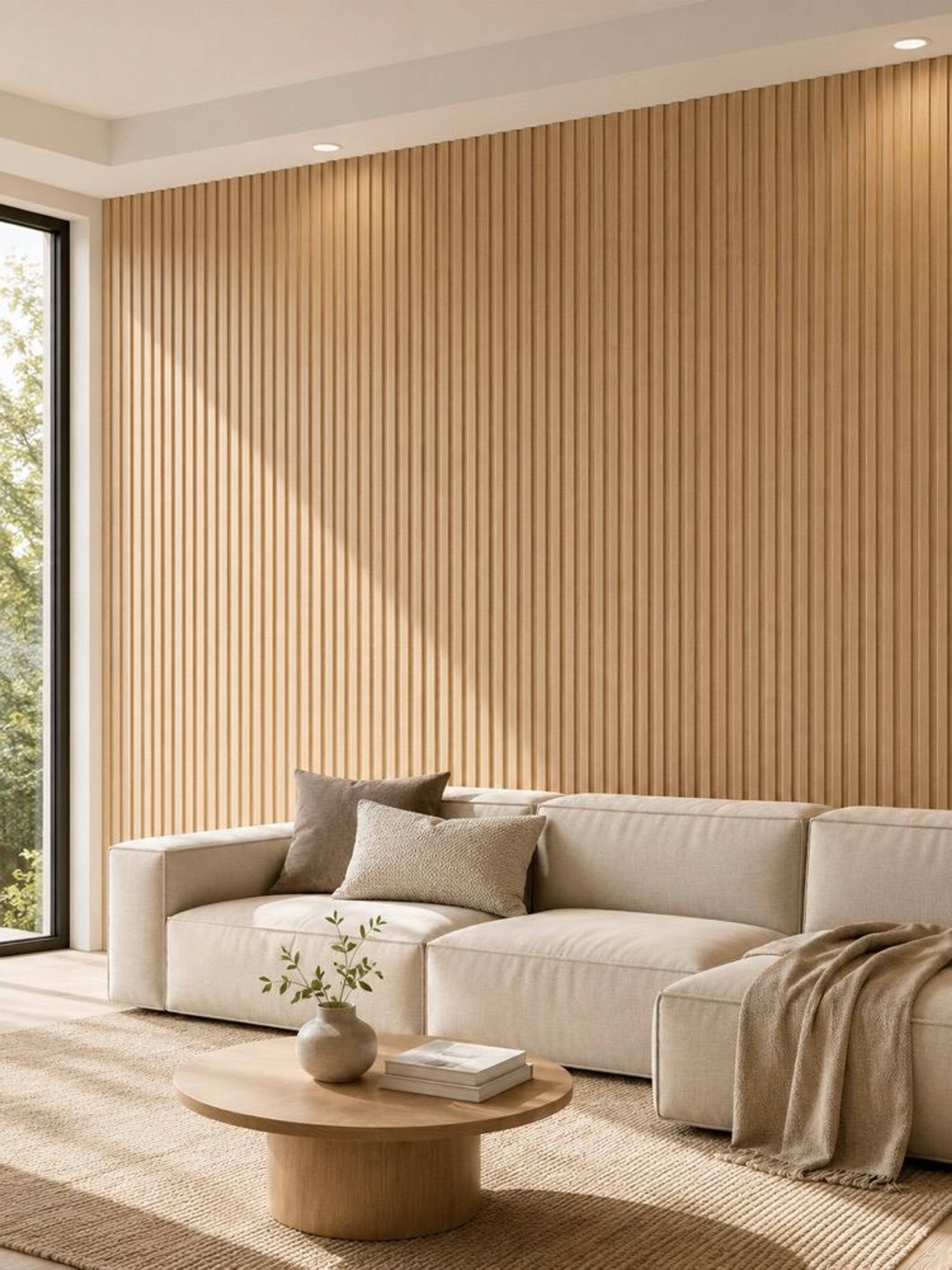 INTCO JM1661 MDF 3D Wall Panel, MDF&PET, 2400X189X12mm (view 3)