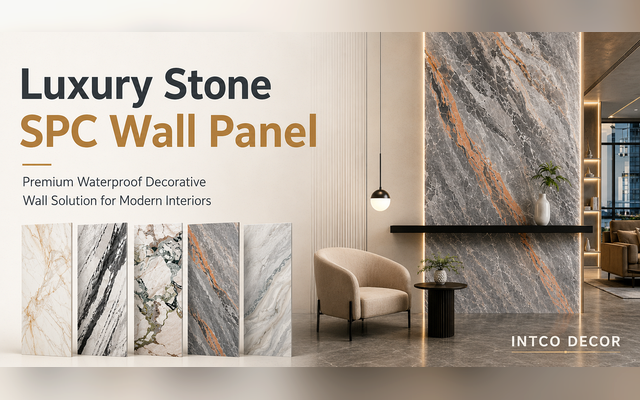 Luxury Stone SPC Wall Panel | Premium Waterproof Decorative Wall Solution