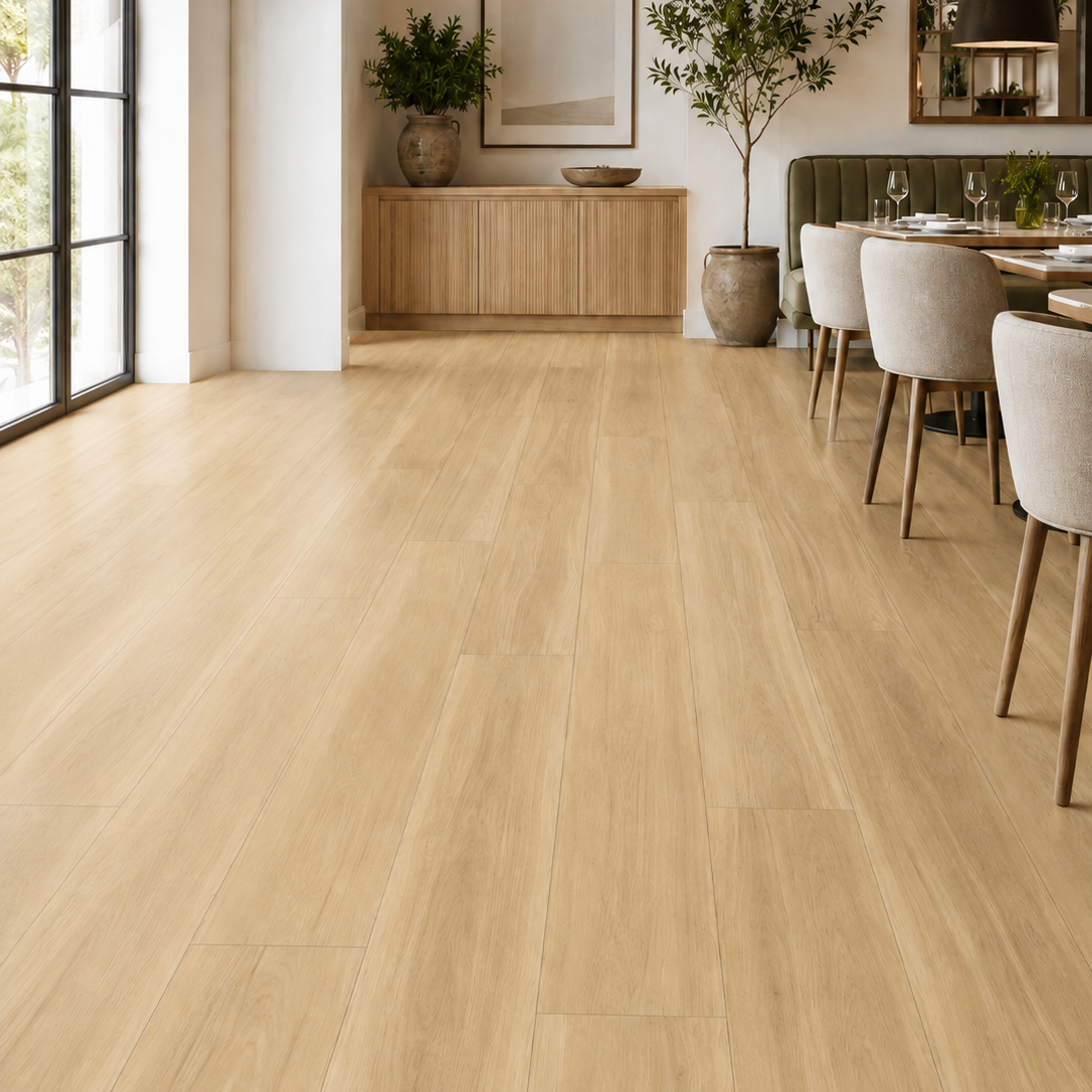 INTCO JSF50-BP004-WY312 Hickory Wood-Grain SPC Flooring, SPC, 1220x182x5mm (view 3)