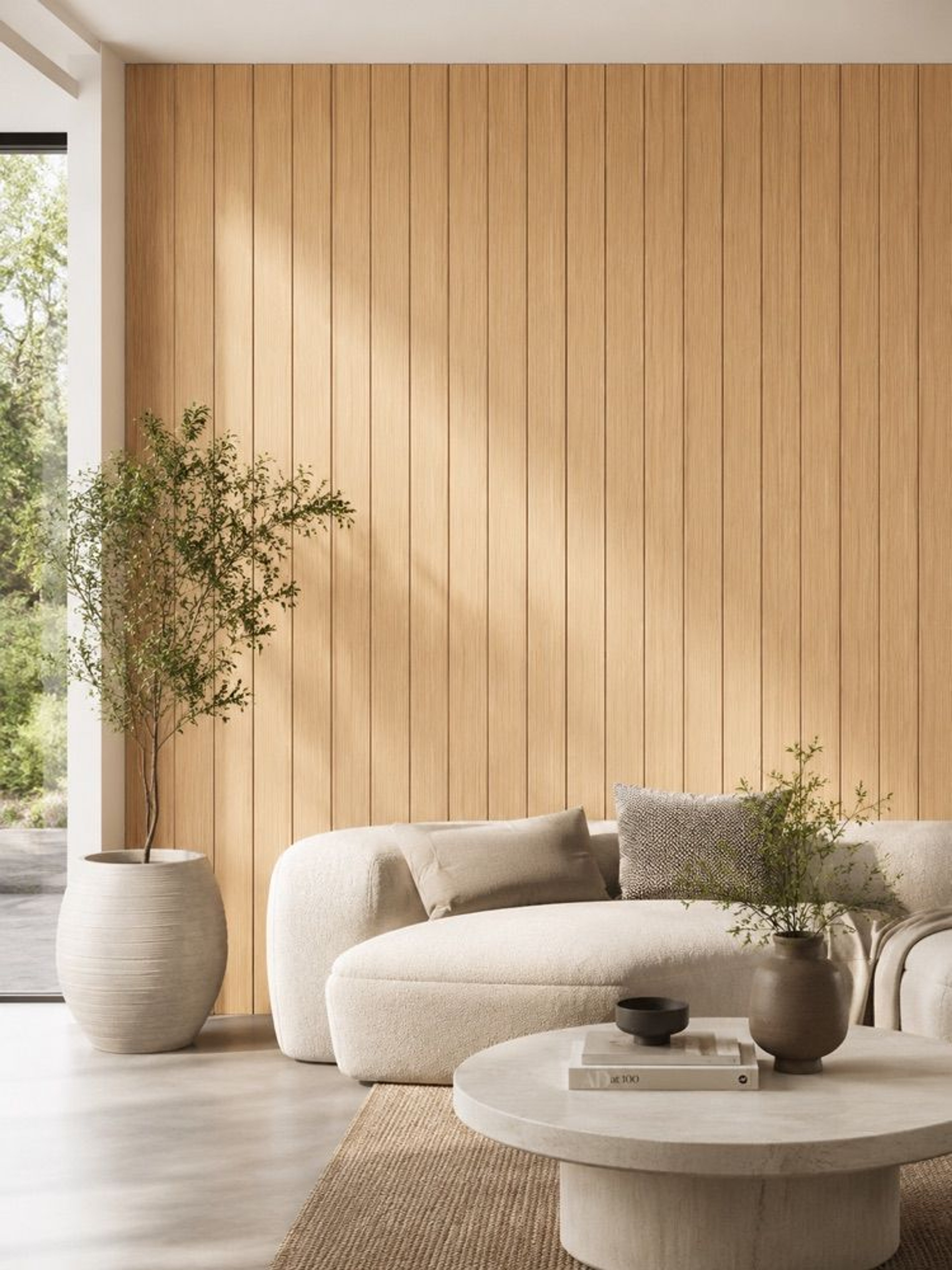 INTCO JM1658 MDF 3D Wall Panel, MDF&PET, 2400X189X9mm (view 3)