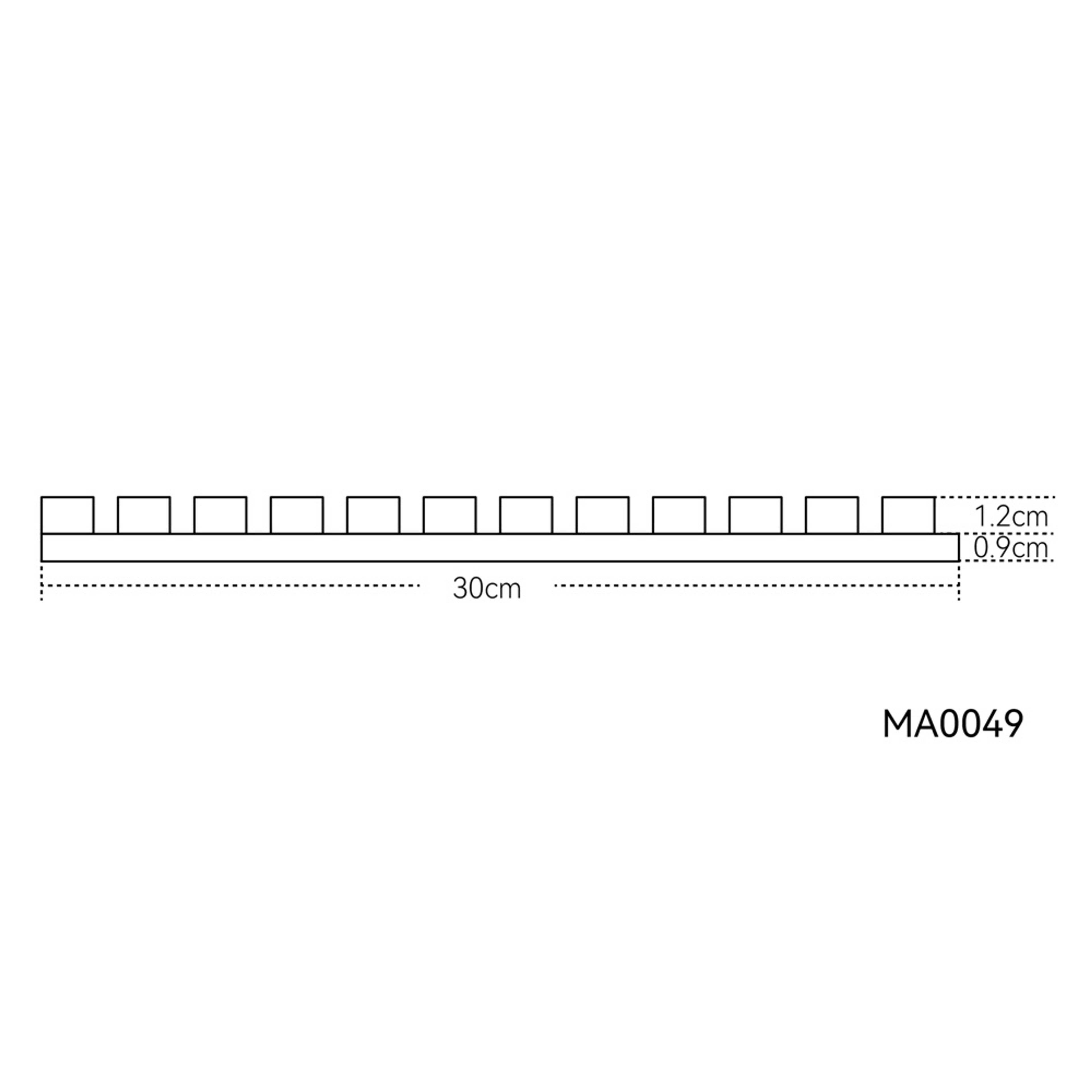 INTCO MA0049 MDF Acoustic Panel, MDF&PET, 2400X600X21mm (view 4)