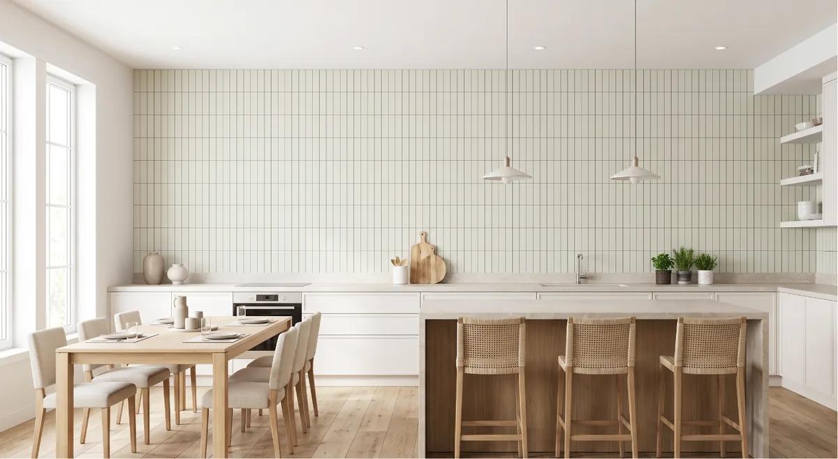 Solid Color SPC wall panels in an interior setting