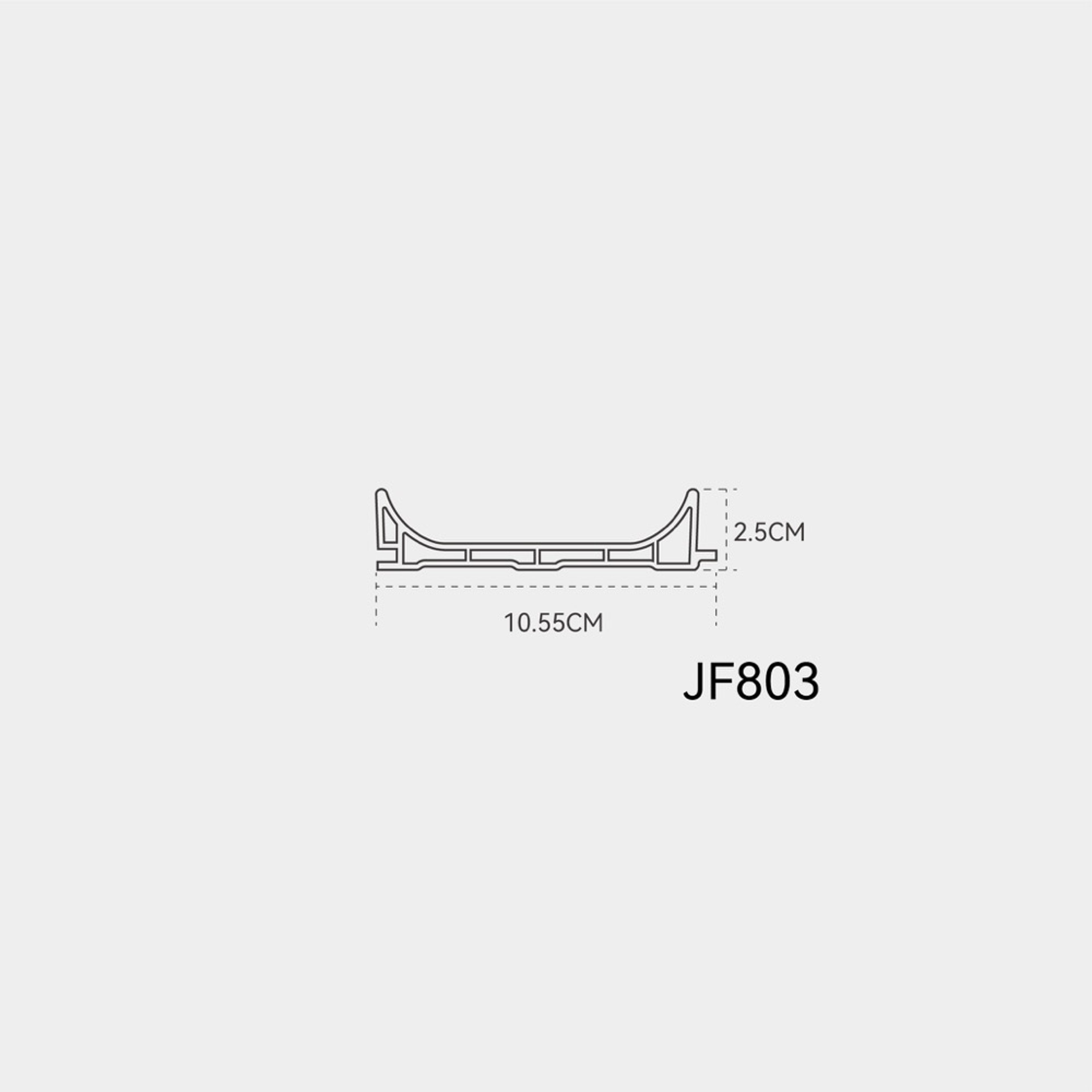 INTCO JF803 WPC Wall Panel, WPC, 2900X105.5X25X100mm (view 4)