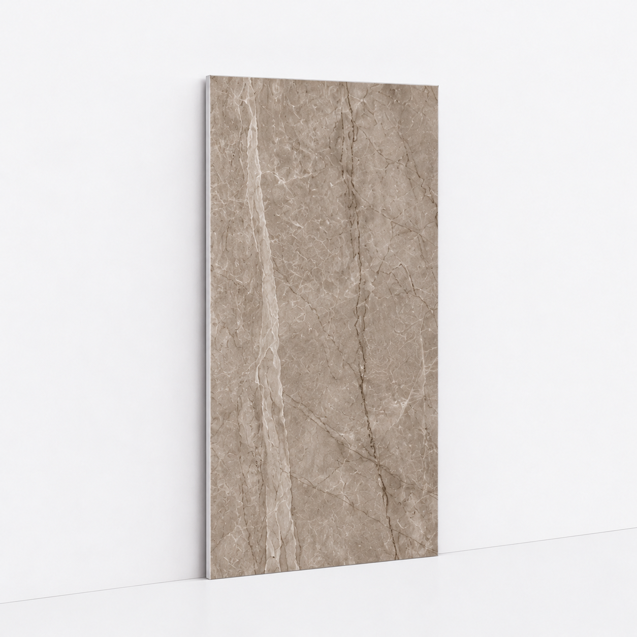 INTCO JSF50-YC004-SY17 Travertine-Look SPC Flooring, SPC, 457x457x5mm
