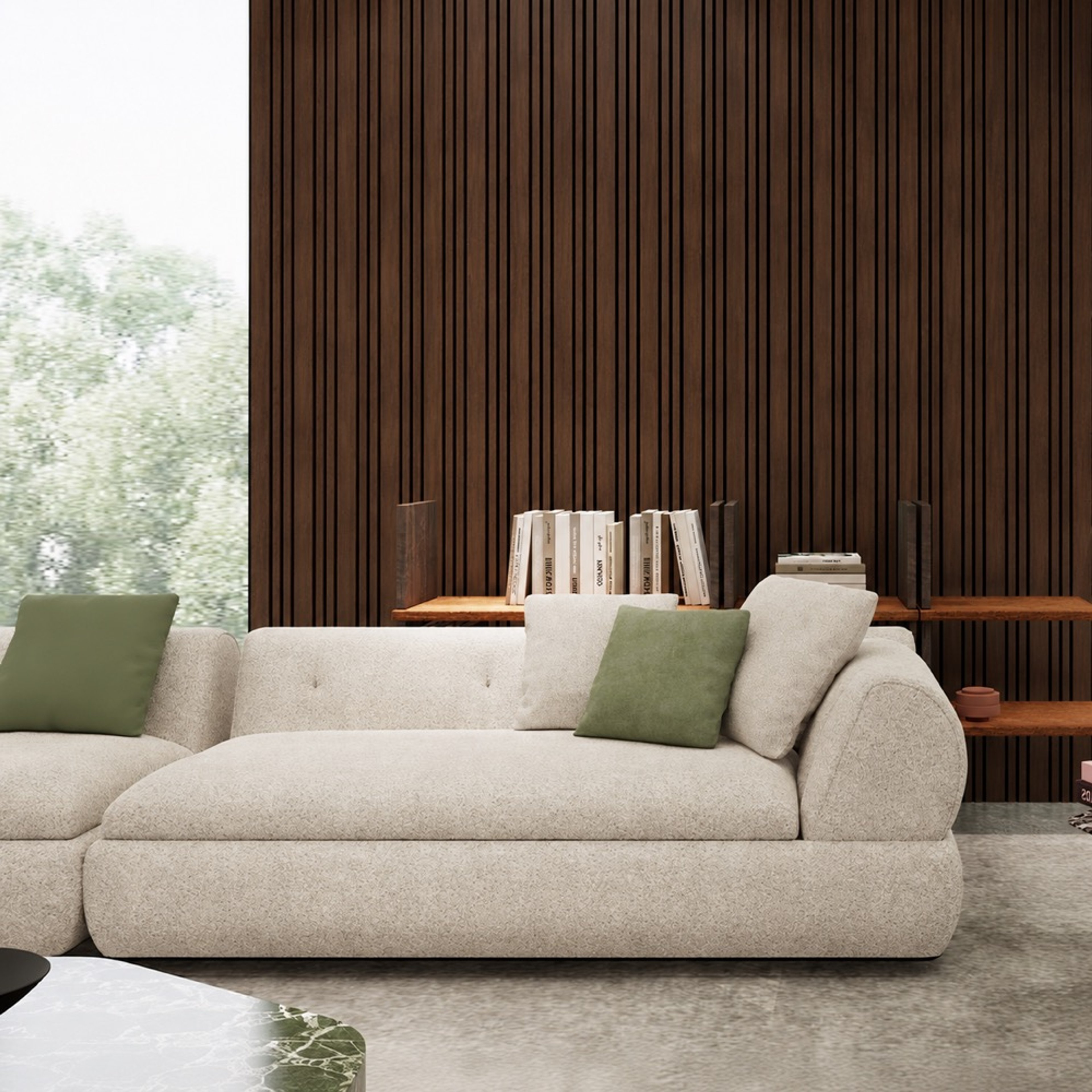 INTCO JM1384 MDF Acoustic Panel, MDF&PET, 2400X600X21mm (view 3)