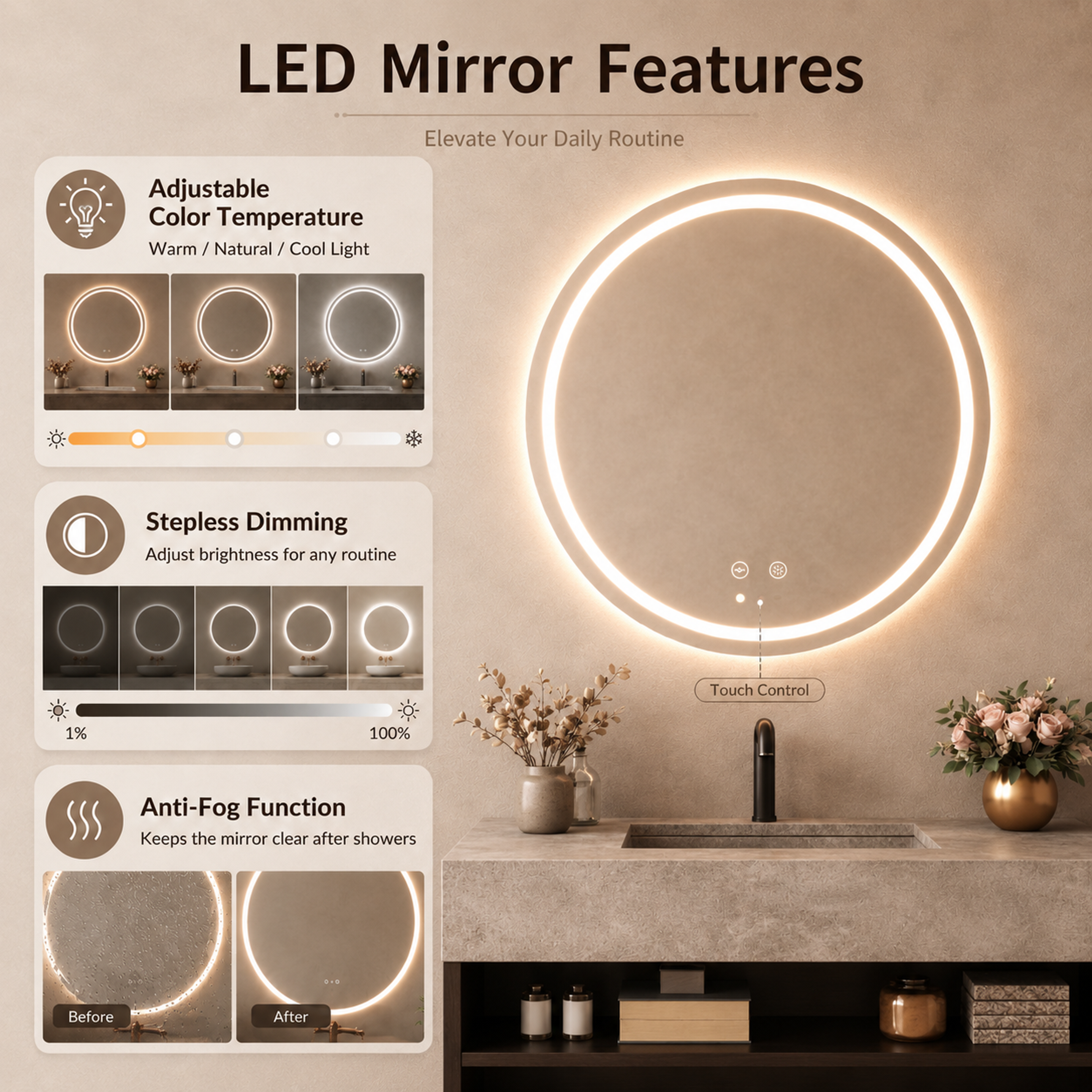 LED Mirror 4