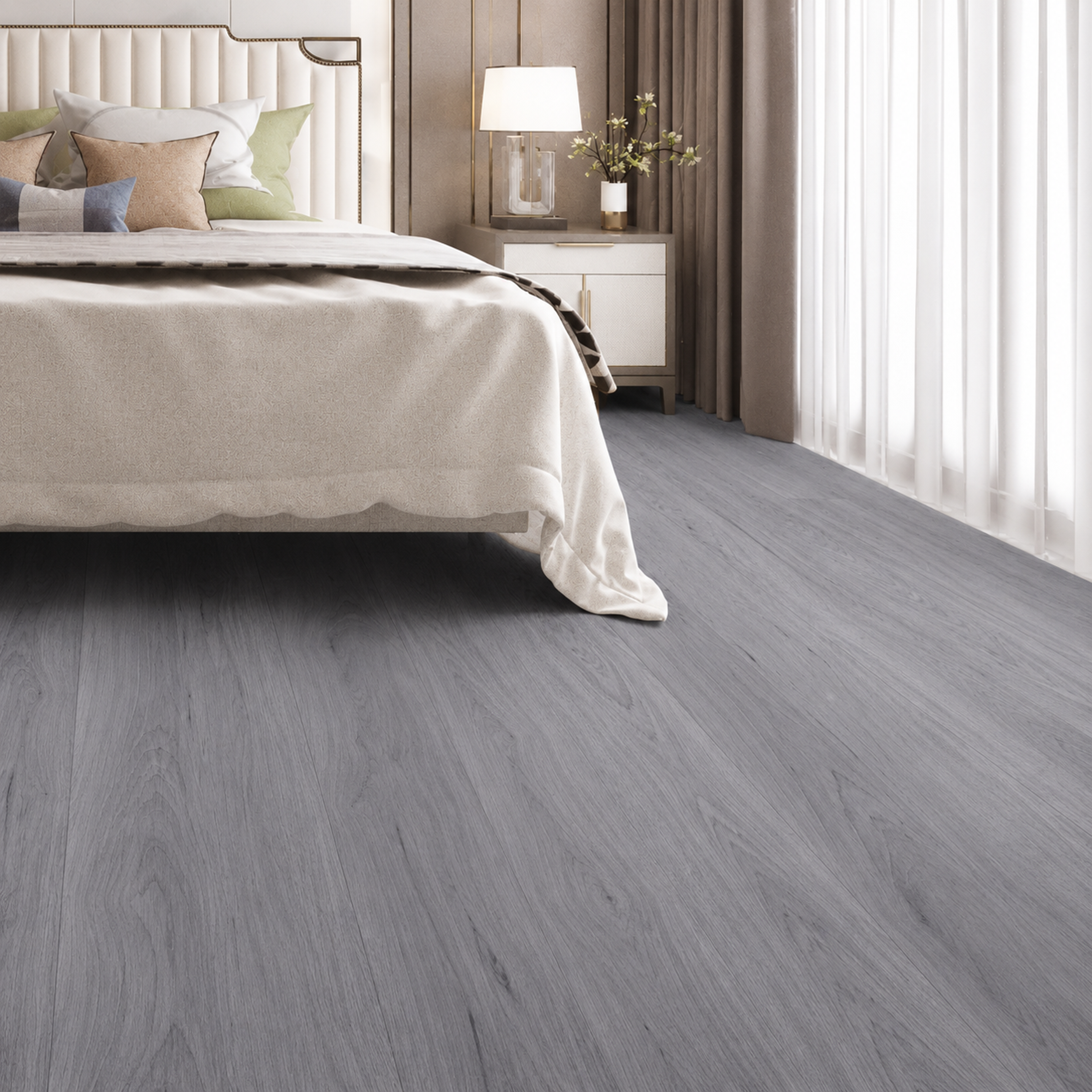 INTCO Maple Wood-Grain SPC Flooring, SPC, 1200X230X4mm，1200X180X3mm，450X450X4mm (view 2)