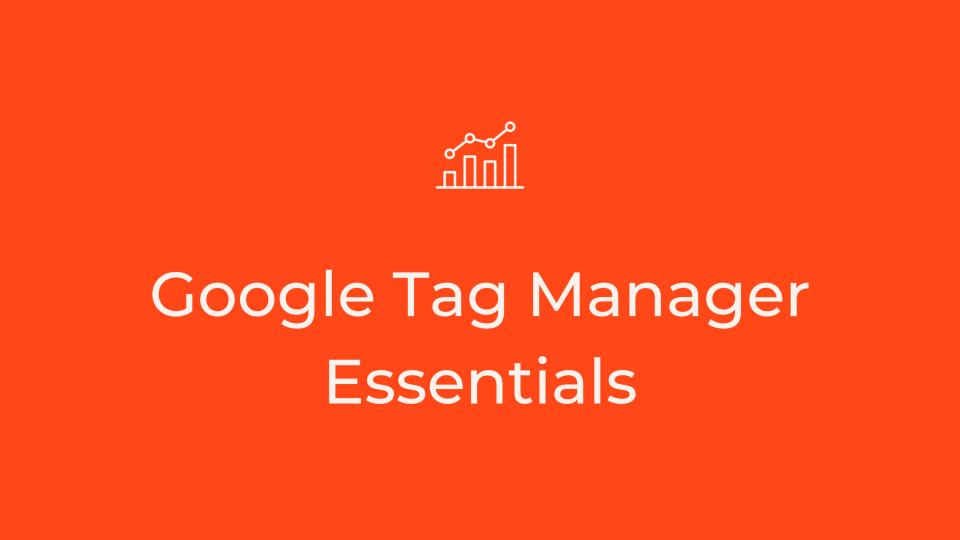 Promotional card for the Coach course 'Google Tag Manager Essentials'.
