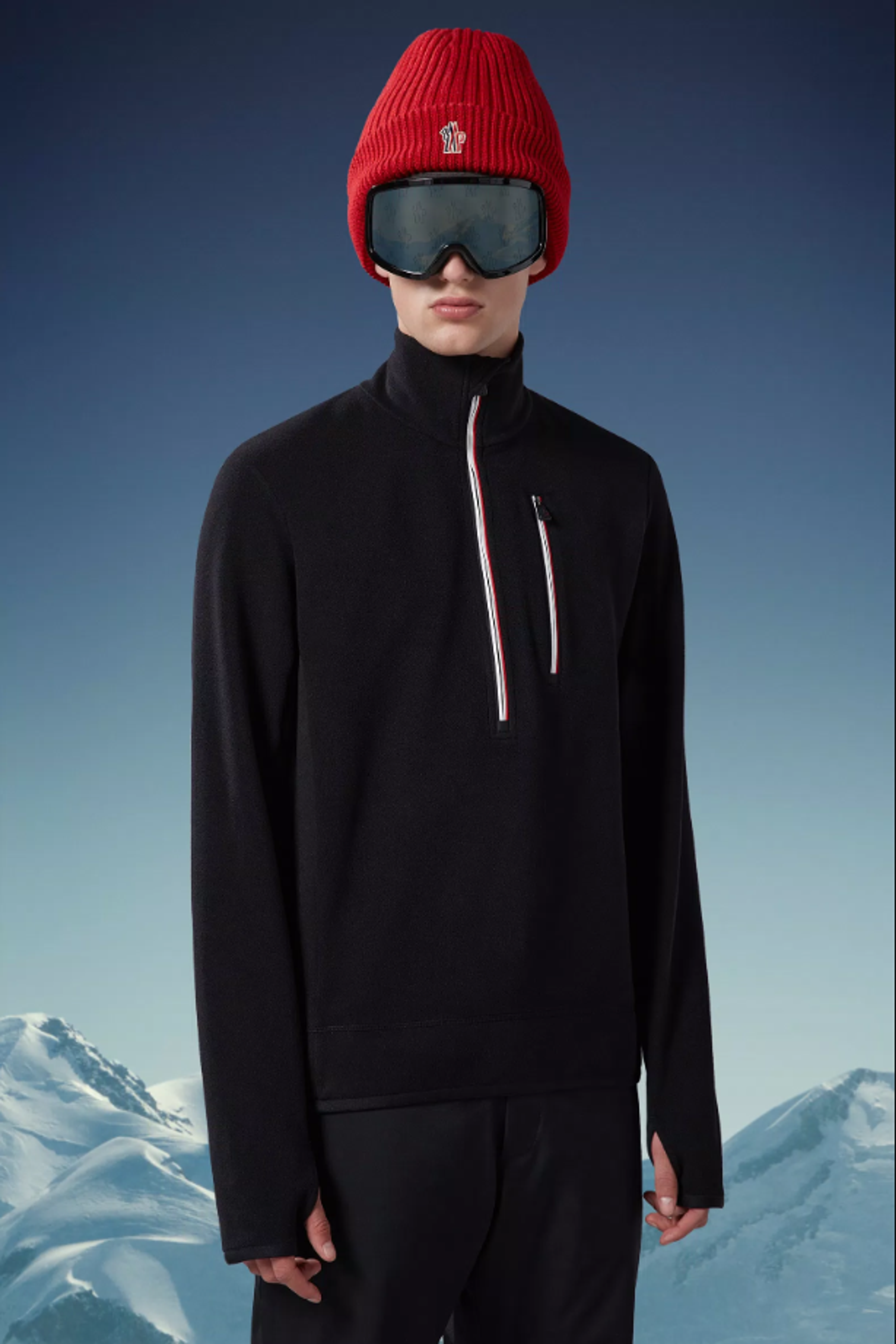 Moncler Fleece Turtleneck Sweater