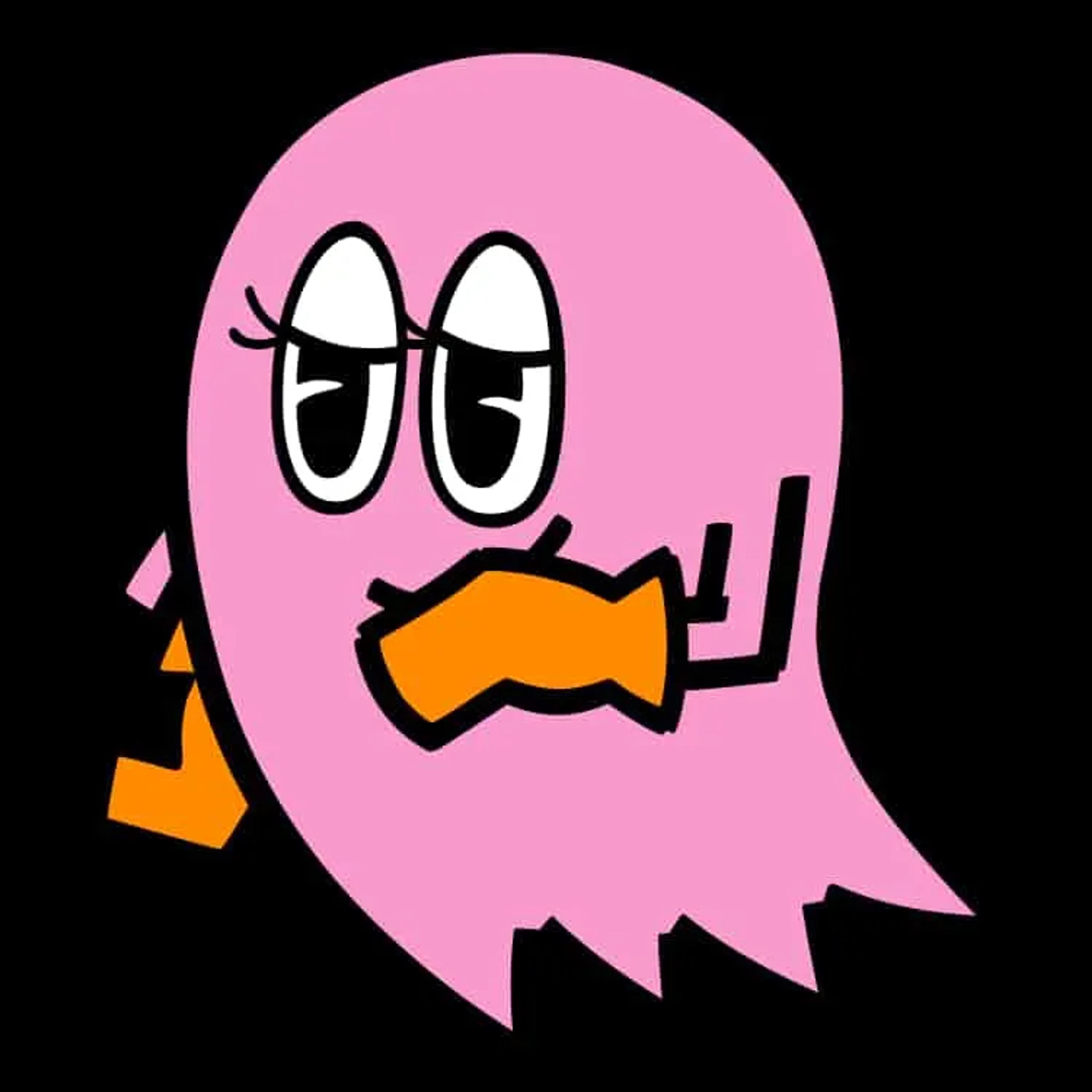 Pinky the ghost from Pac-Man