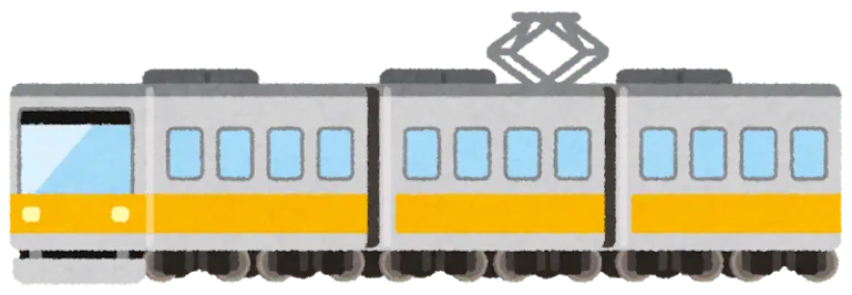 image of yellow train