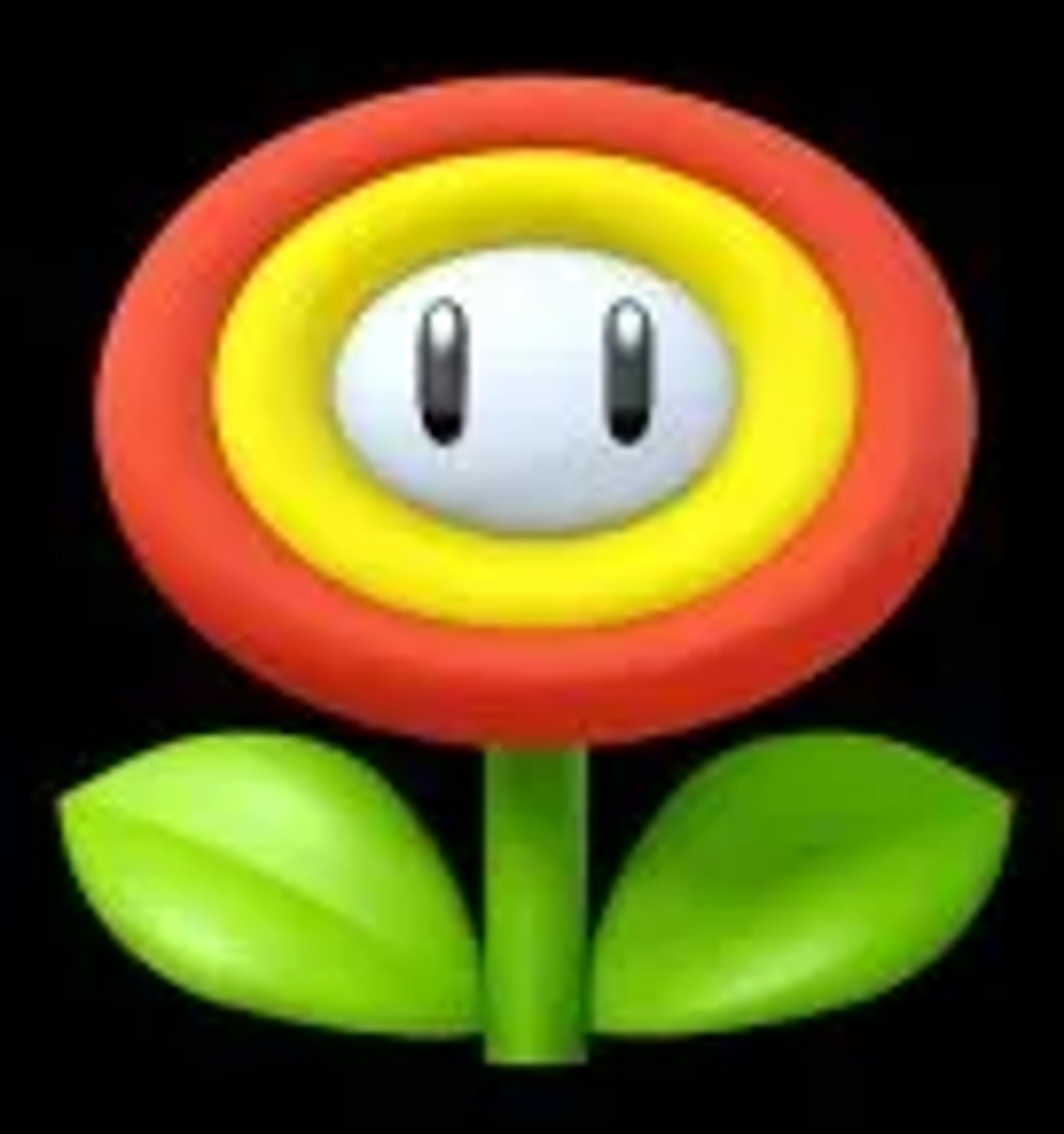 image of the fire flower from Mario Kart