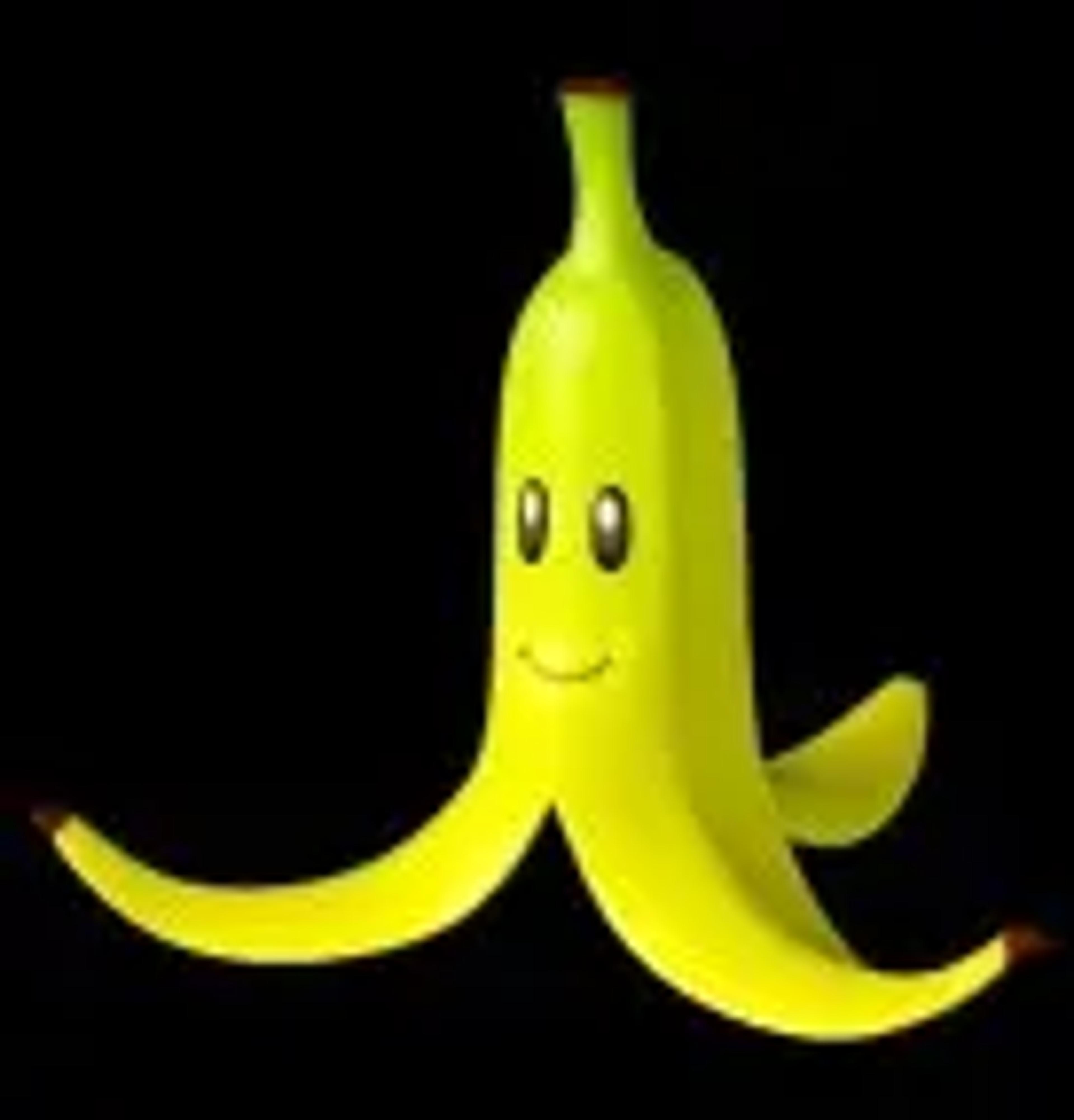 image of the Banana Peel from Mario Kart