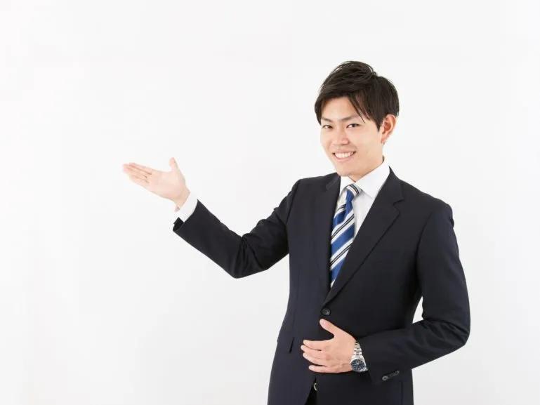 Man gesturing to go this way