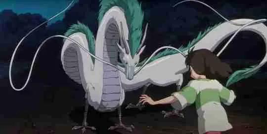 a dragon from the movie spirited away