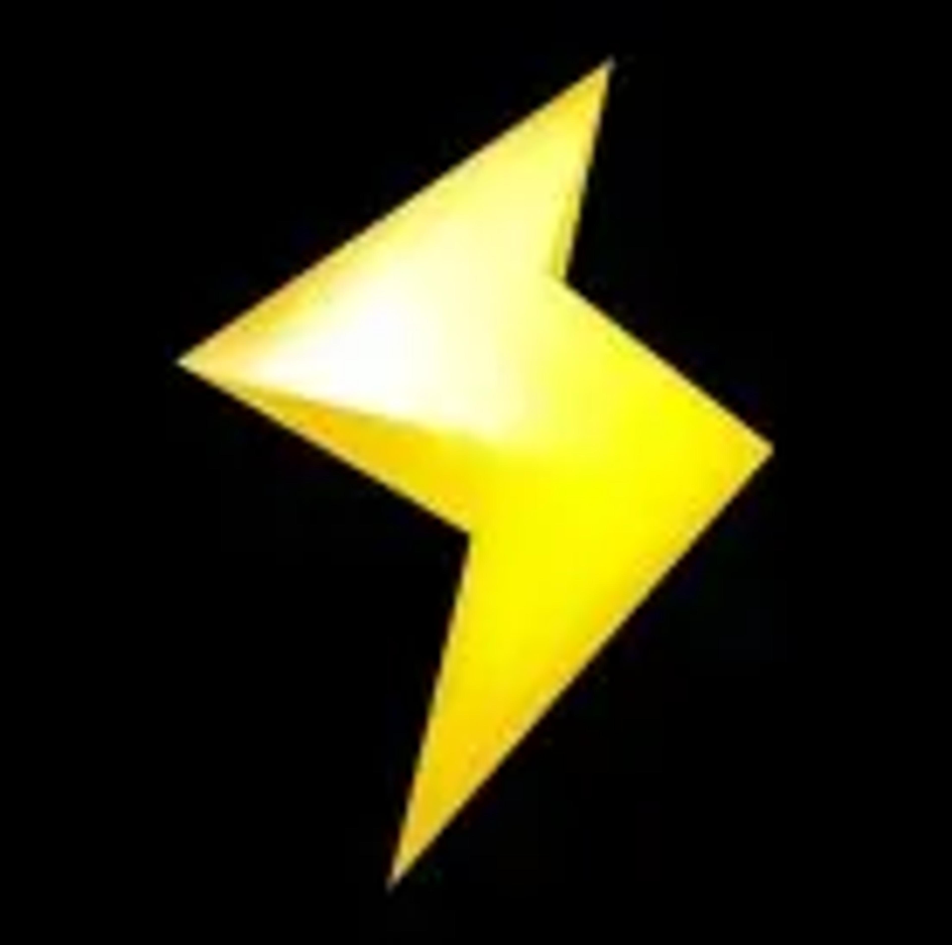 image of the Lightning Bolt from Mario Kart