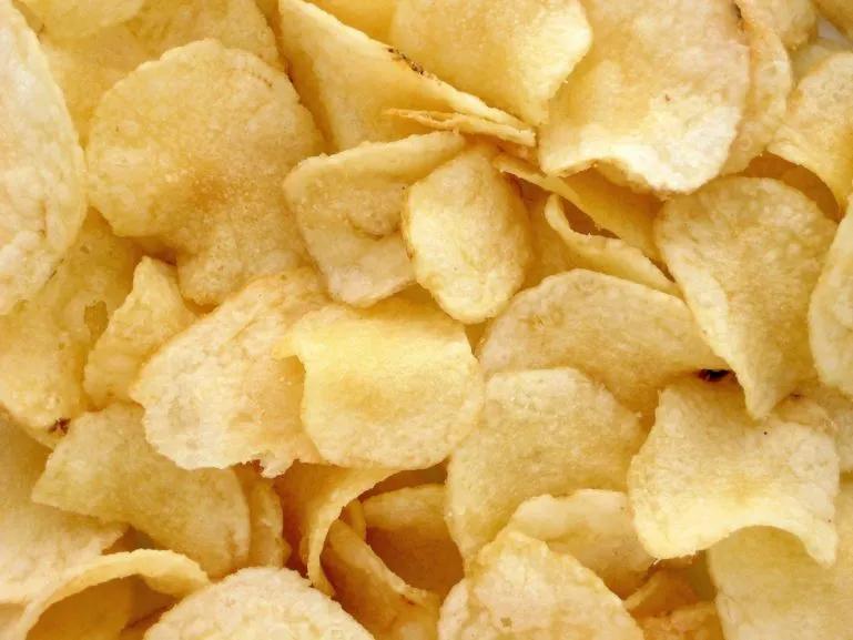 Image of crunchy potato chips