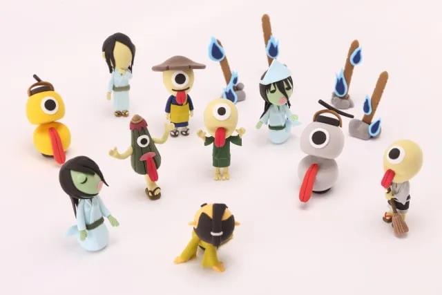 clay yokai or japanese monsters