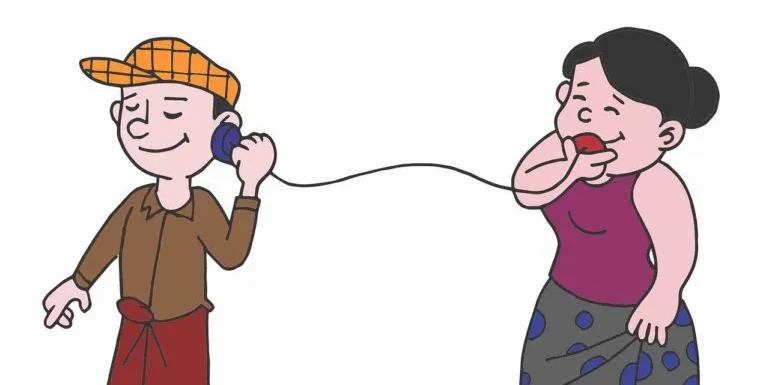 image of people talking on the phone