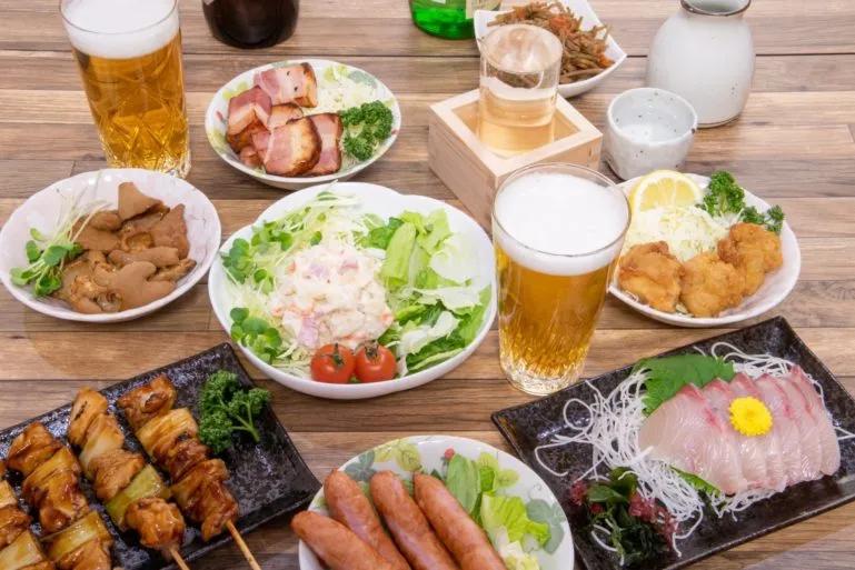 Image of different foods using various Japanese cooking methods