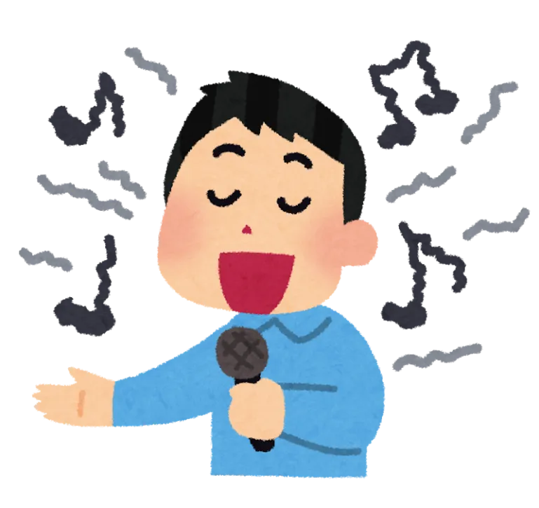 Image of man singing