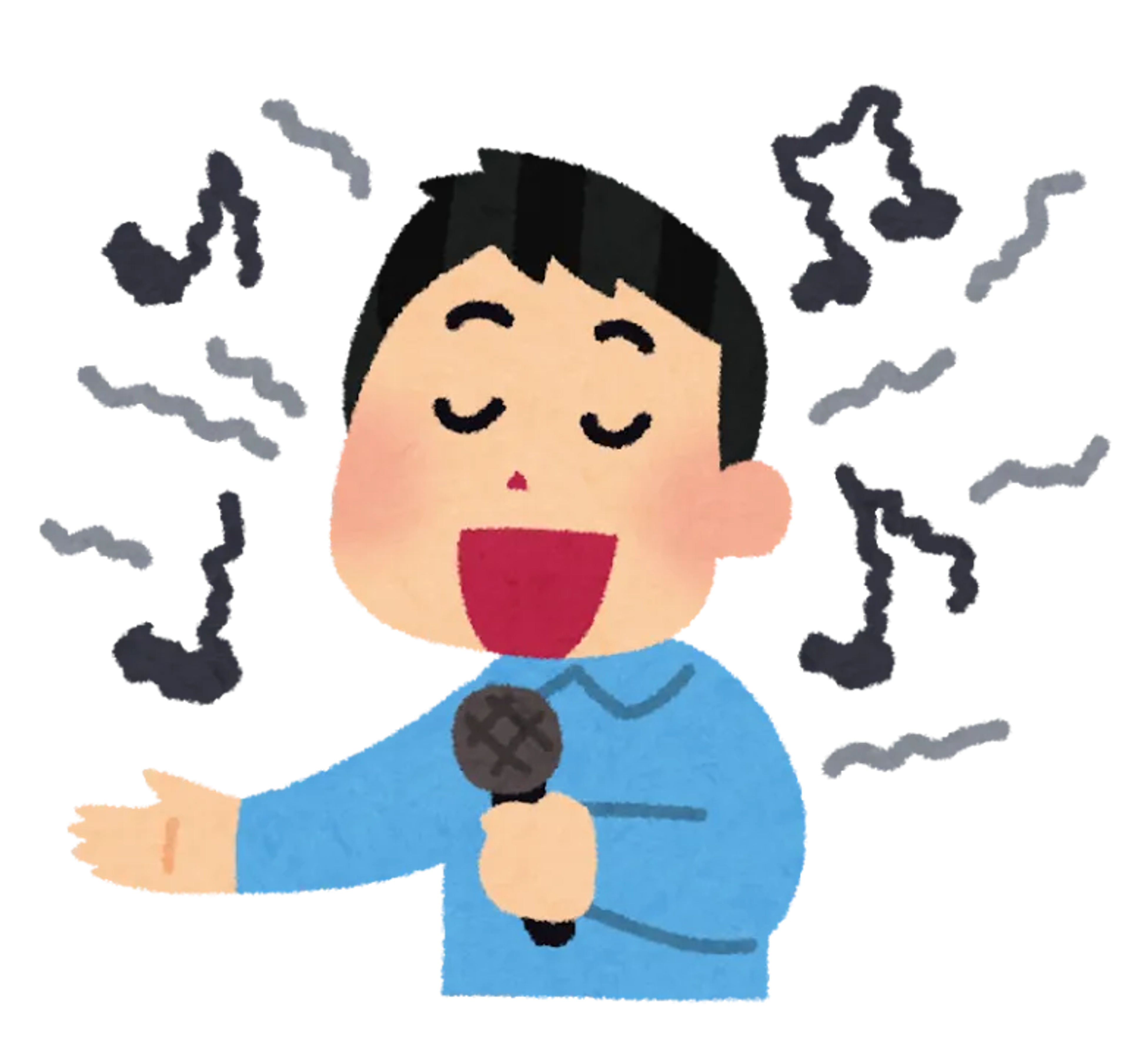 Image of man singing