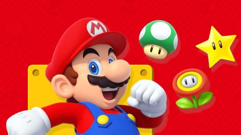 image of Nintendo Mario with items